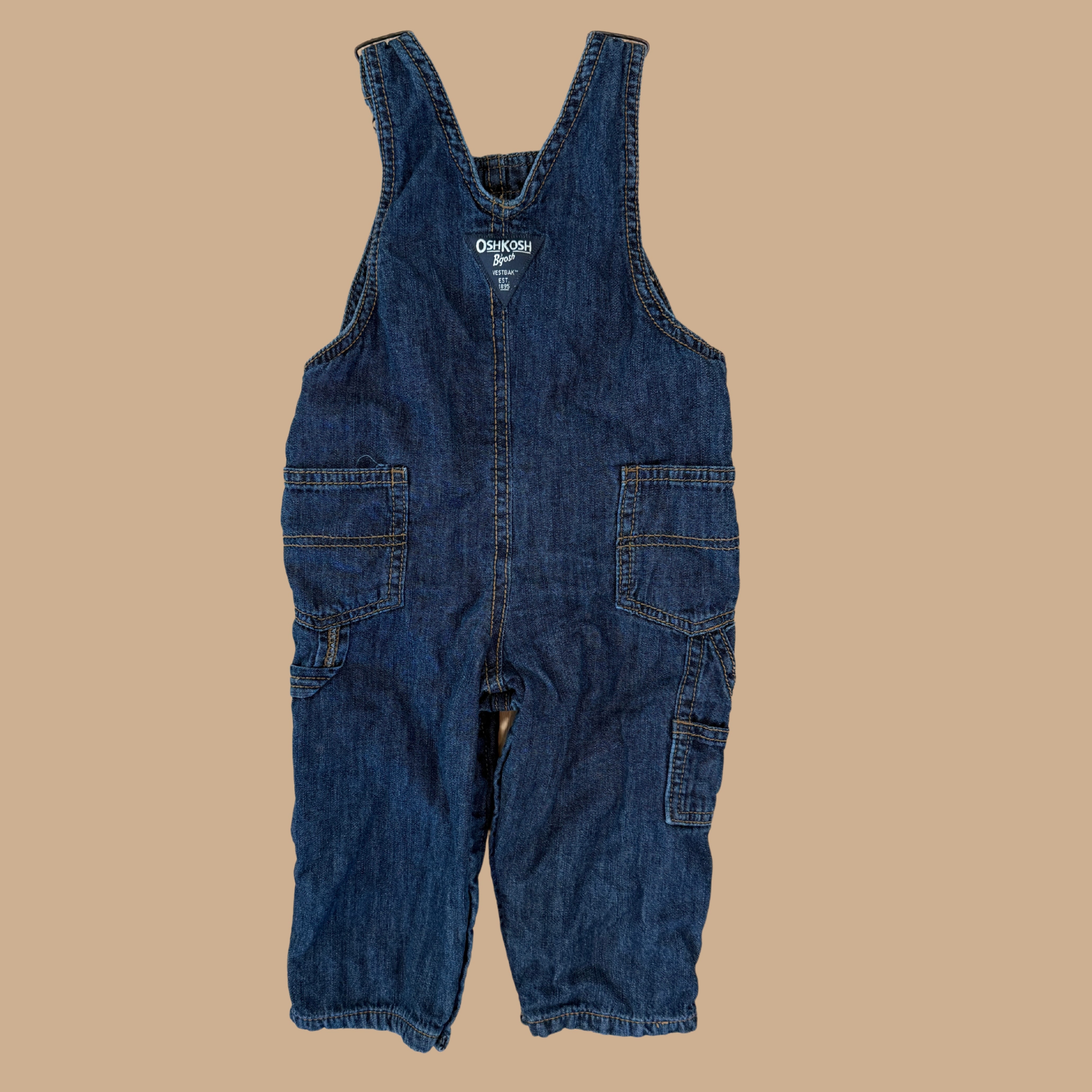 denim overalls (12M)