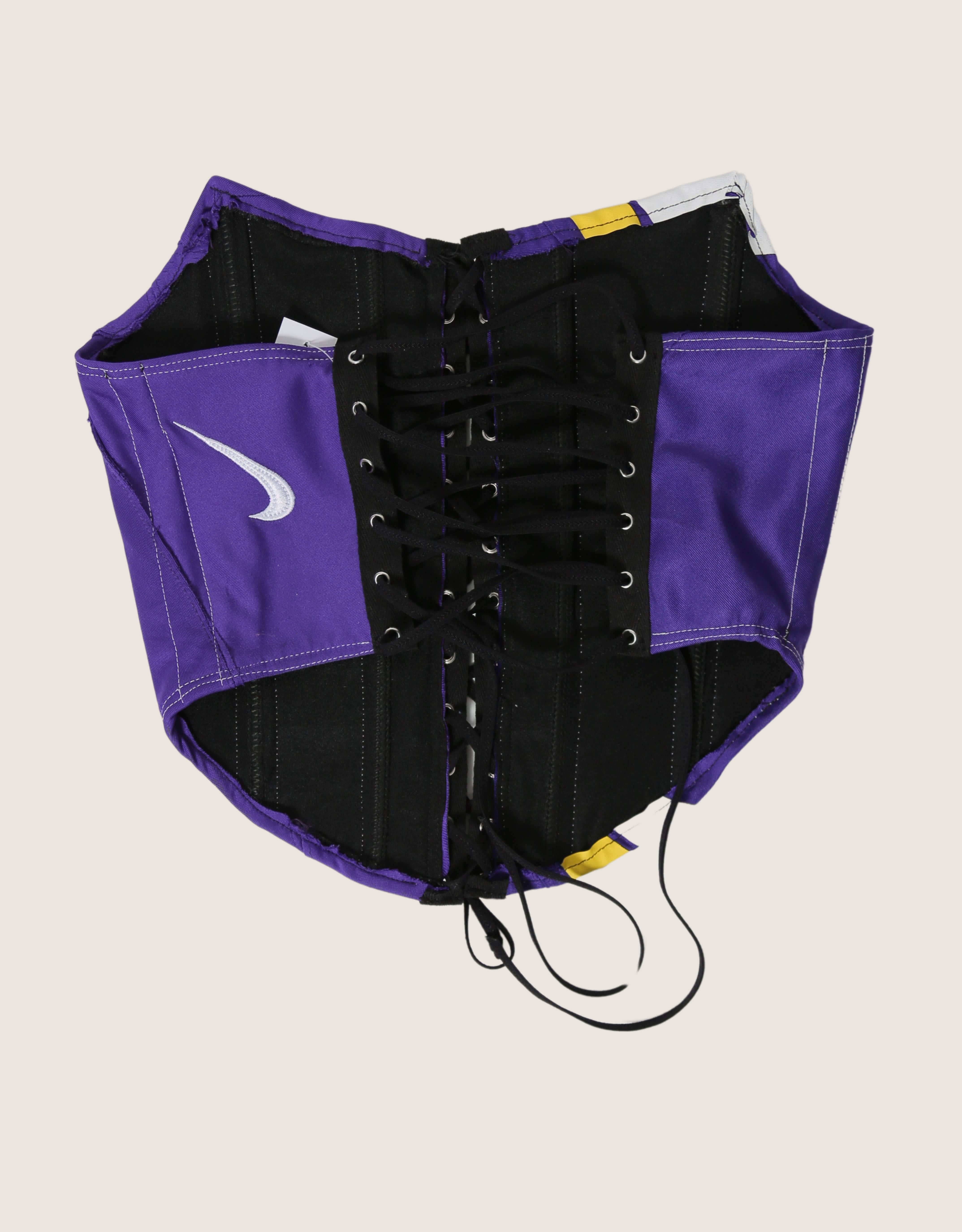 Minnesota Vikings reworked lace front corset