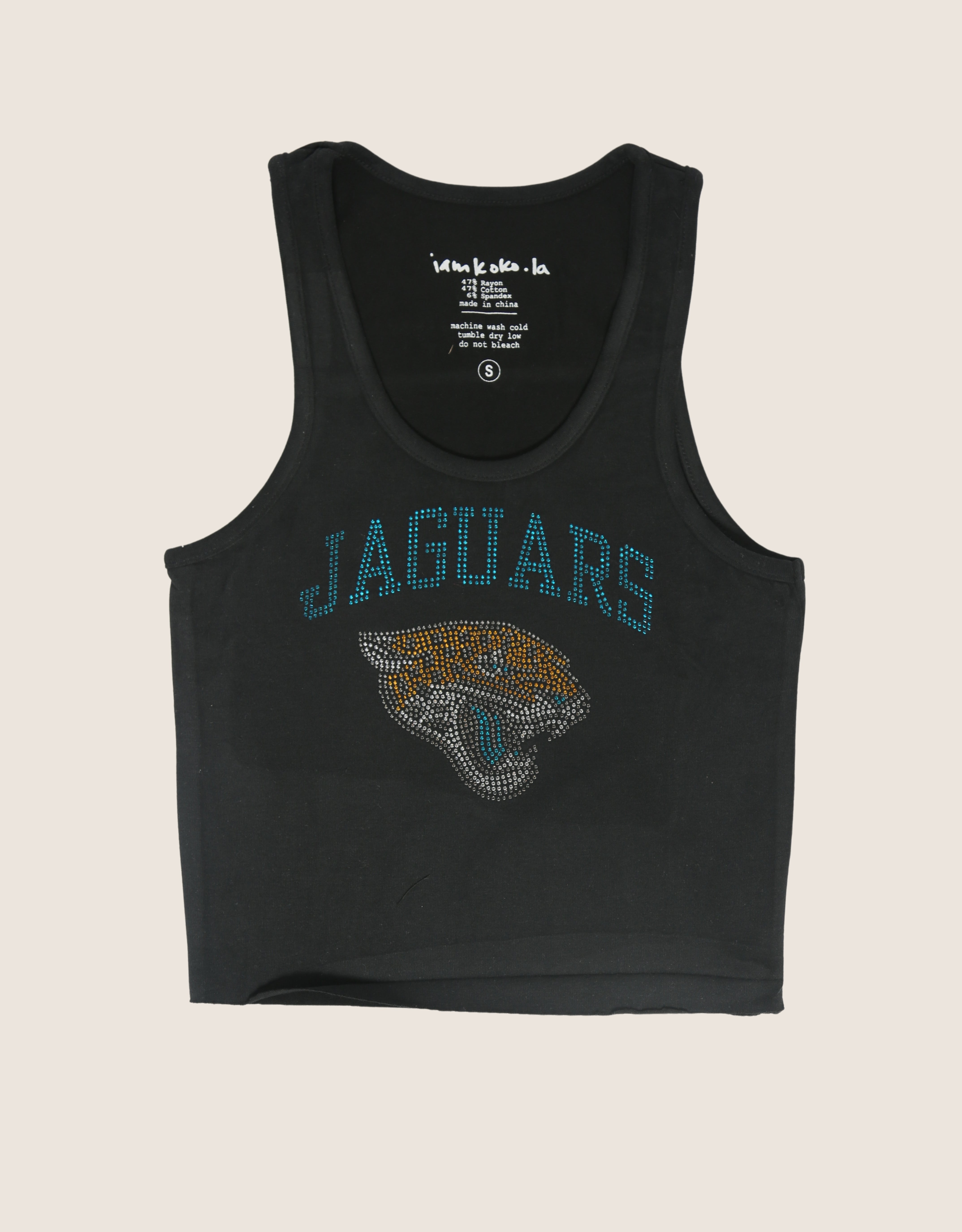 jacksonville jaguars bling tank