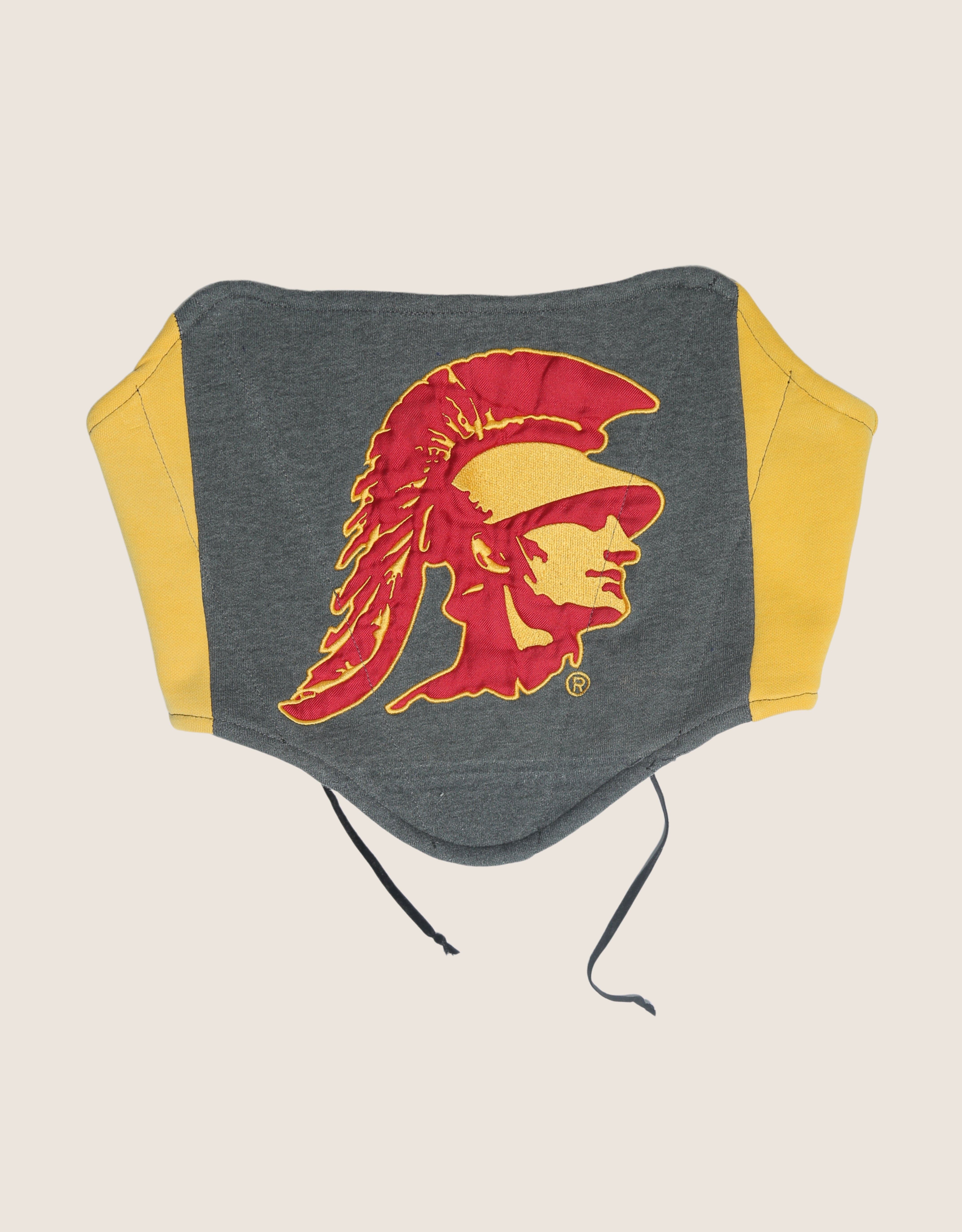 usc trojans strapless corset (small/medium)