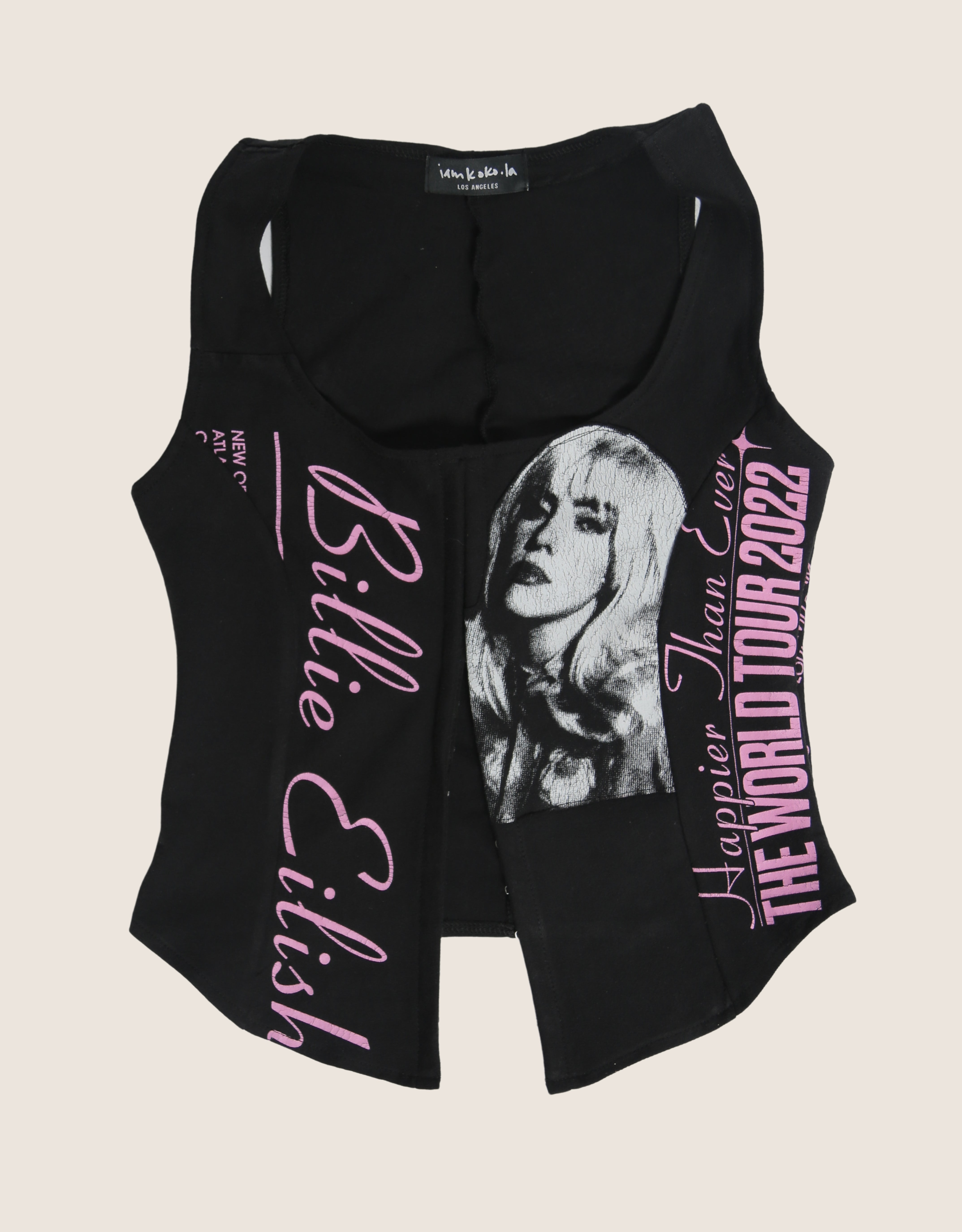 billie eilish hook and eye tank (S)