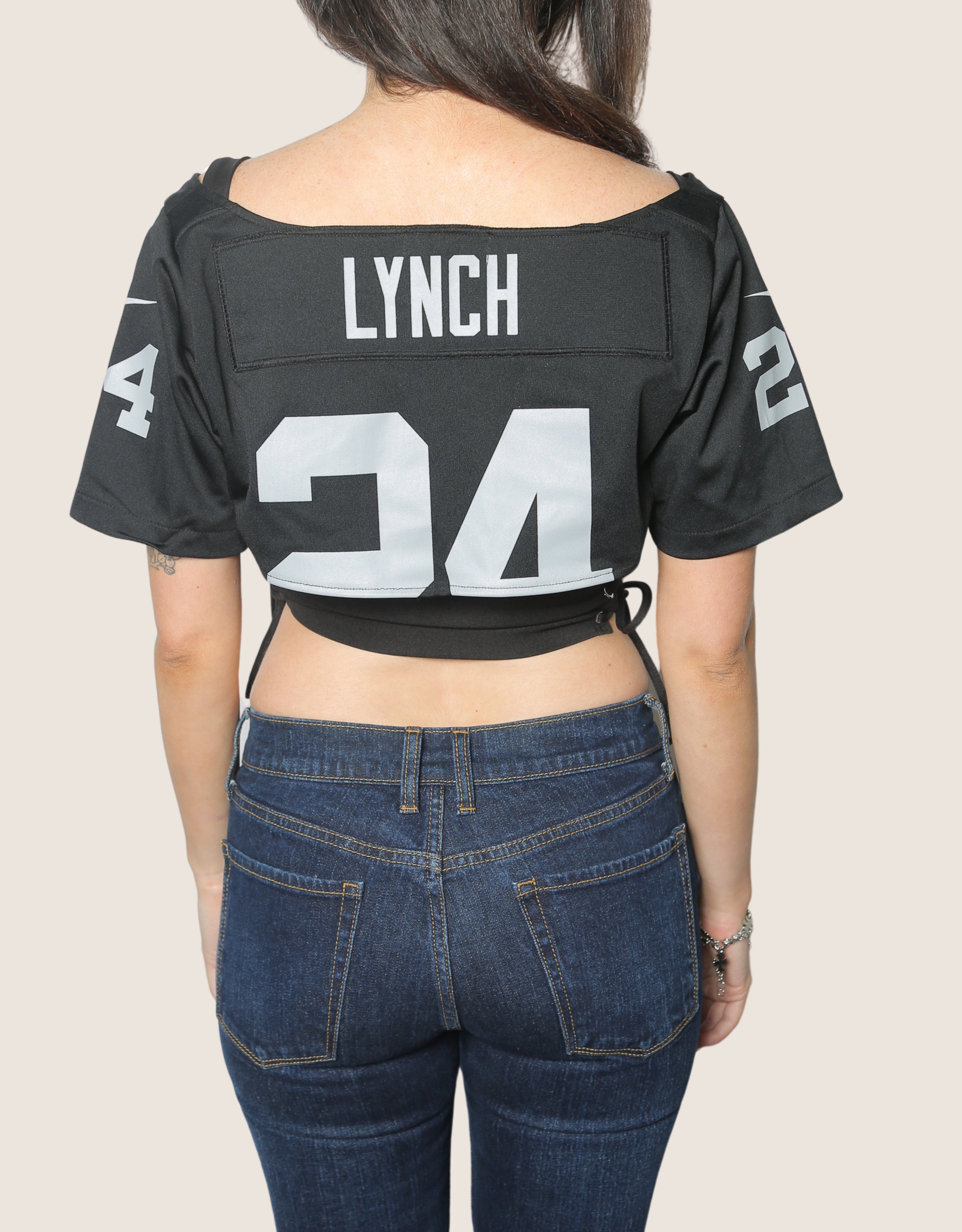 raiders reworked corset with matching shrug (med)