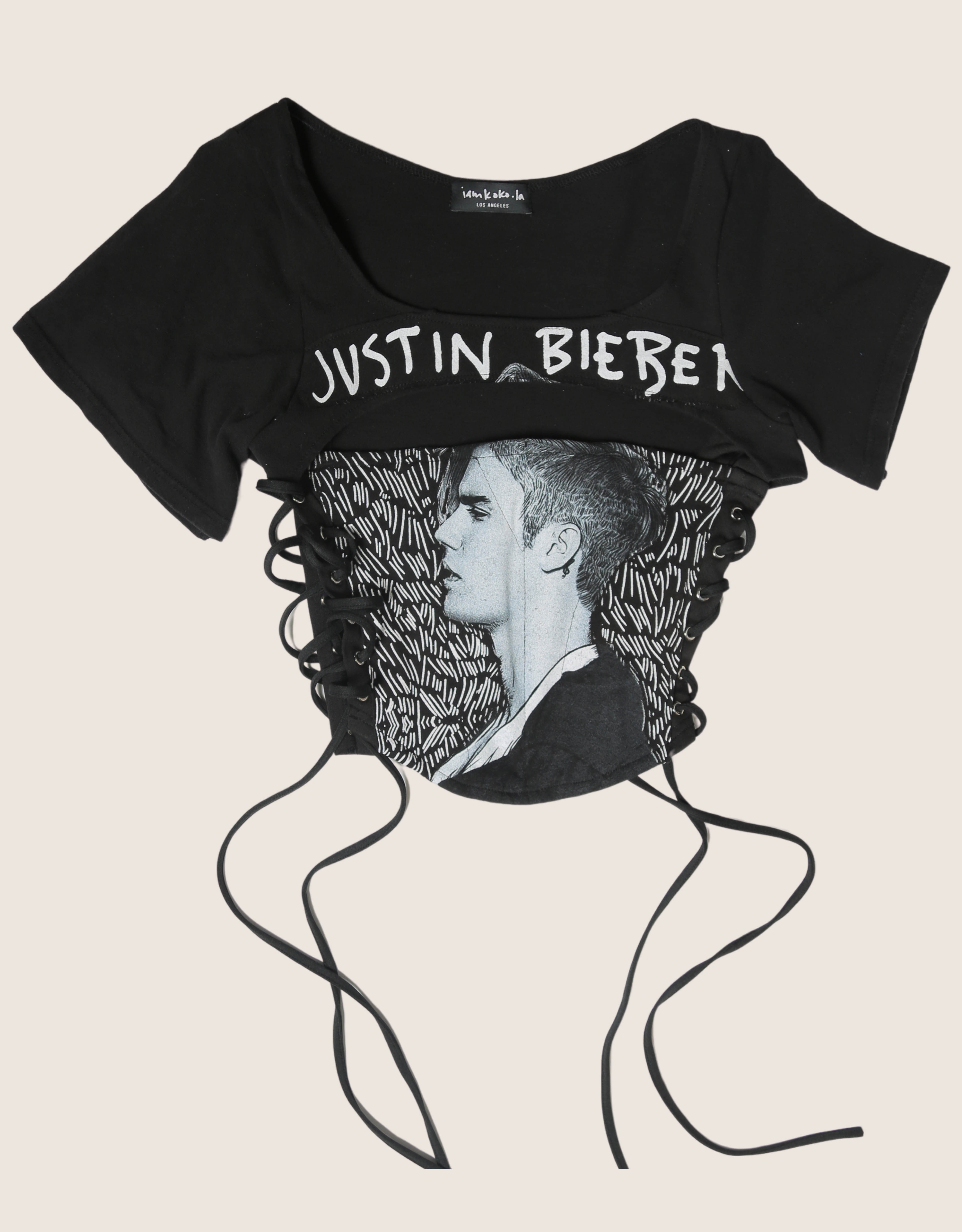 justin bieber reworked corset with matching shrug (S)