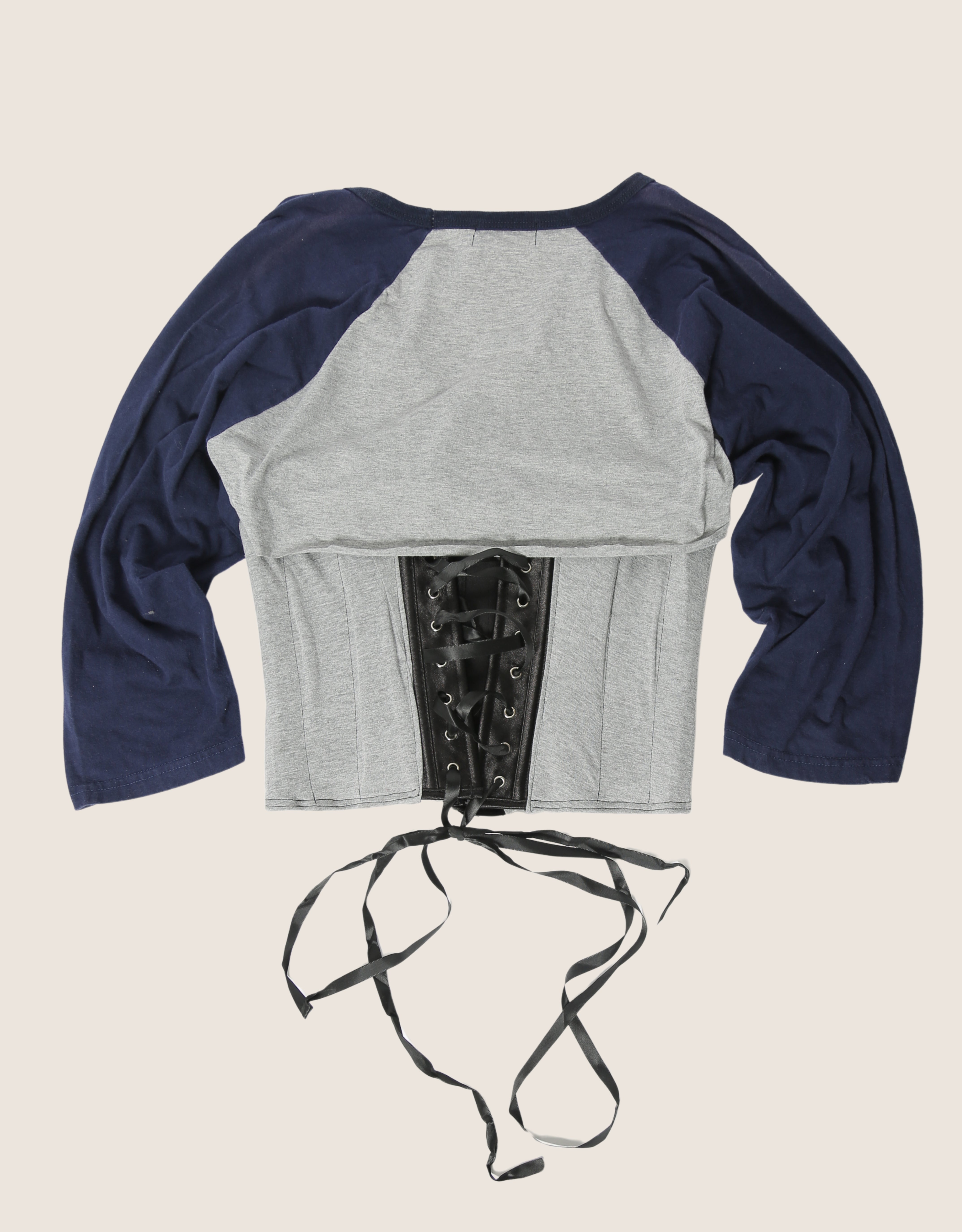 ramones reworked snap corset tee (medium)