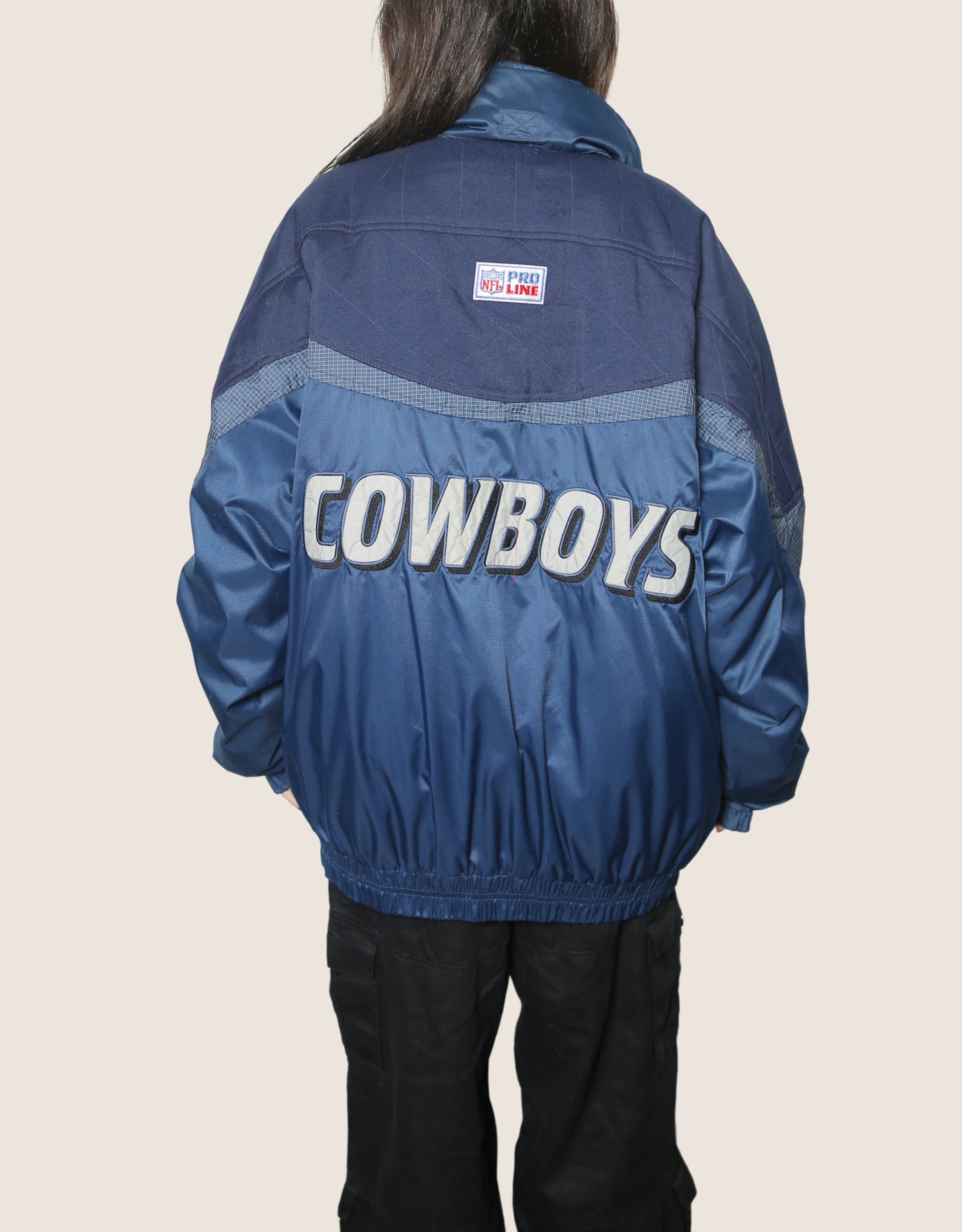 cowboys vintage windbreaker jacket