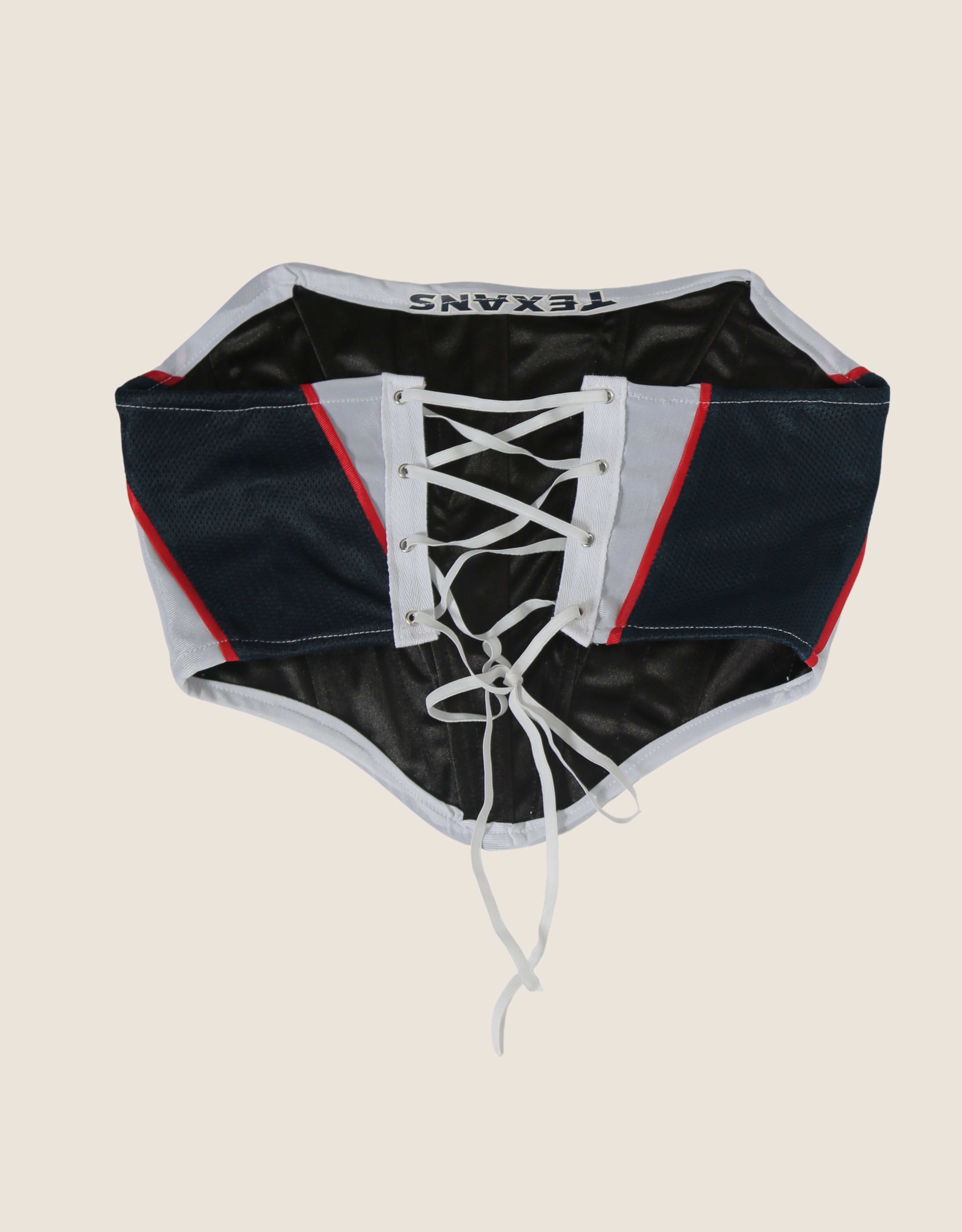 texans strapless corset (small/medium)