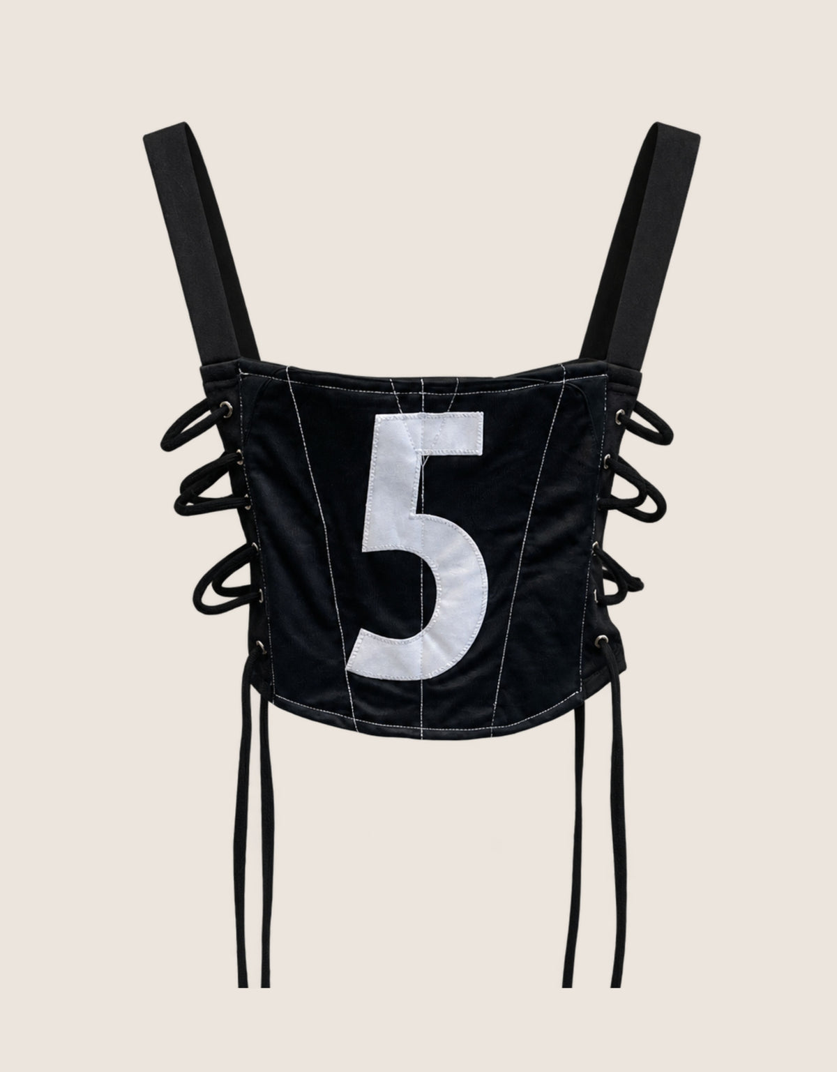 #5 reworked cropped corset with matching shrug (S)