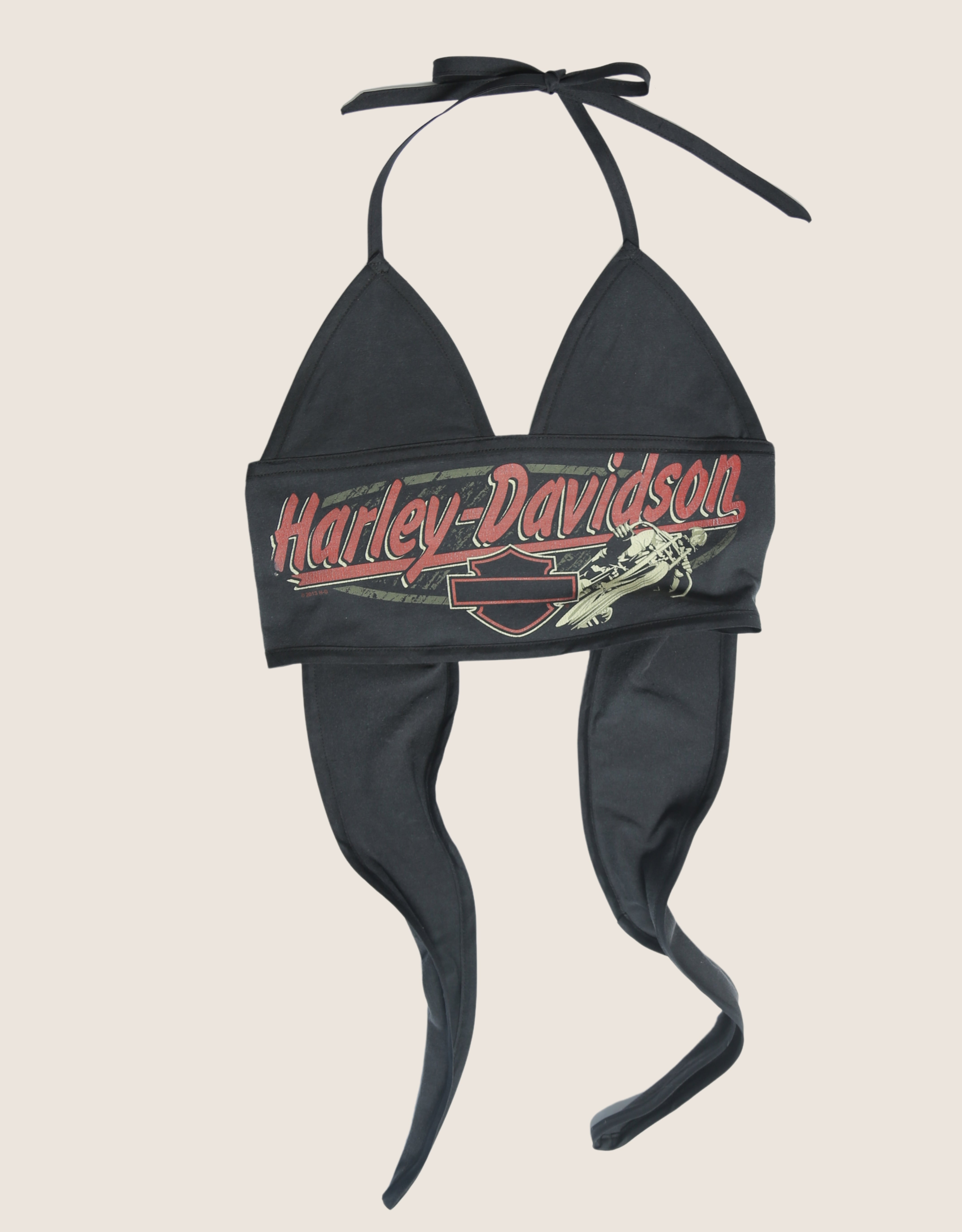 harley biker halter top