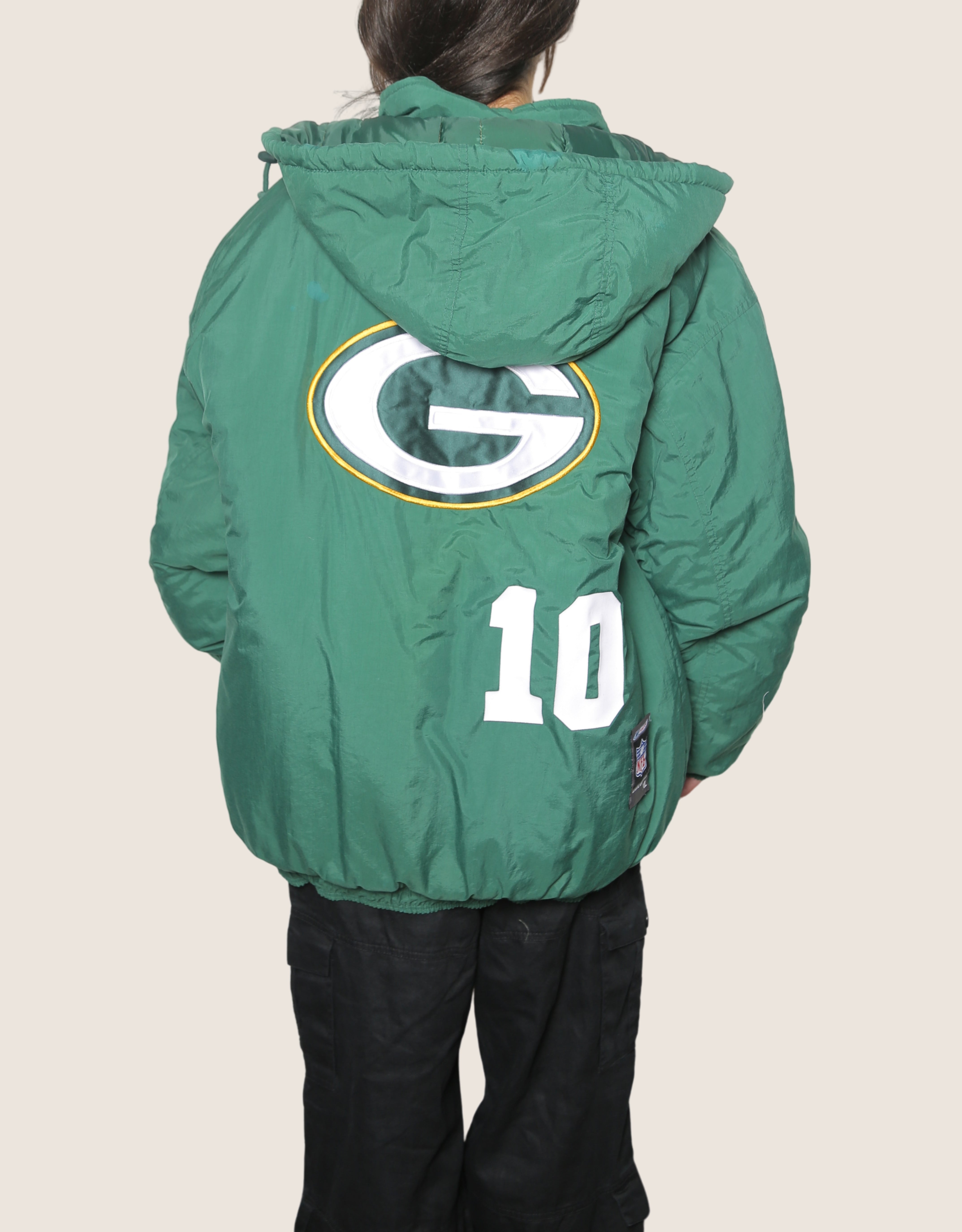 green bay vintage windbreaker jacket