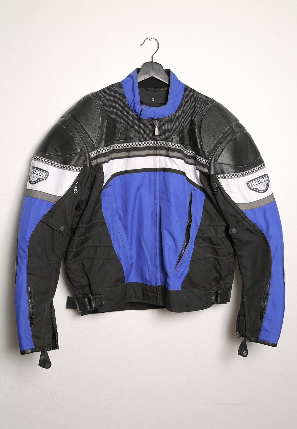 first gear vintage padded moto jacket