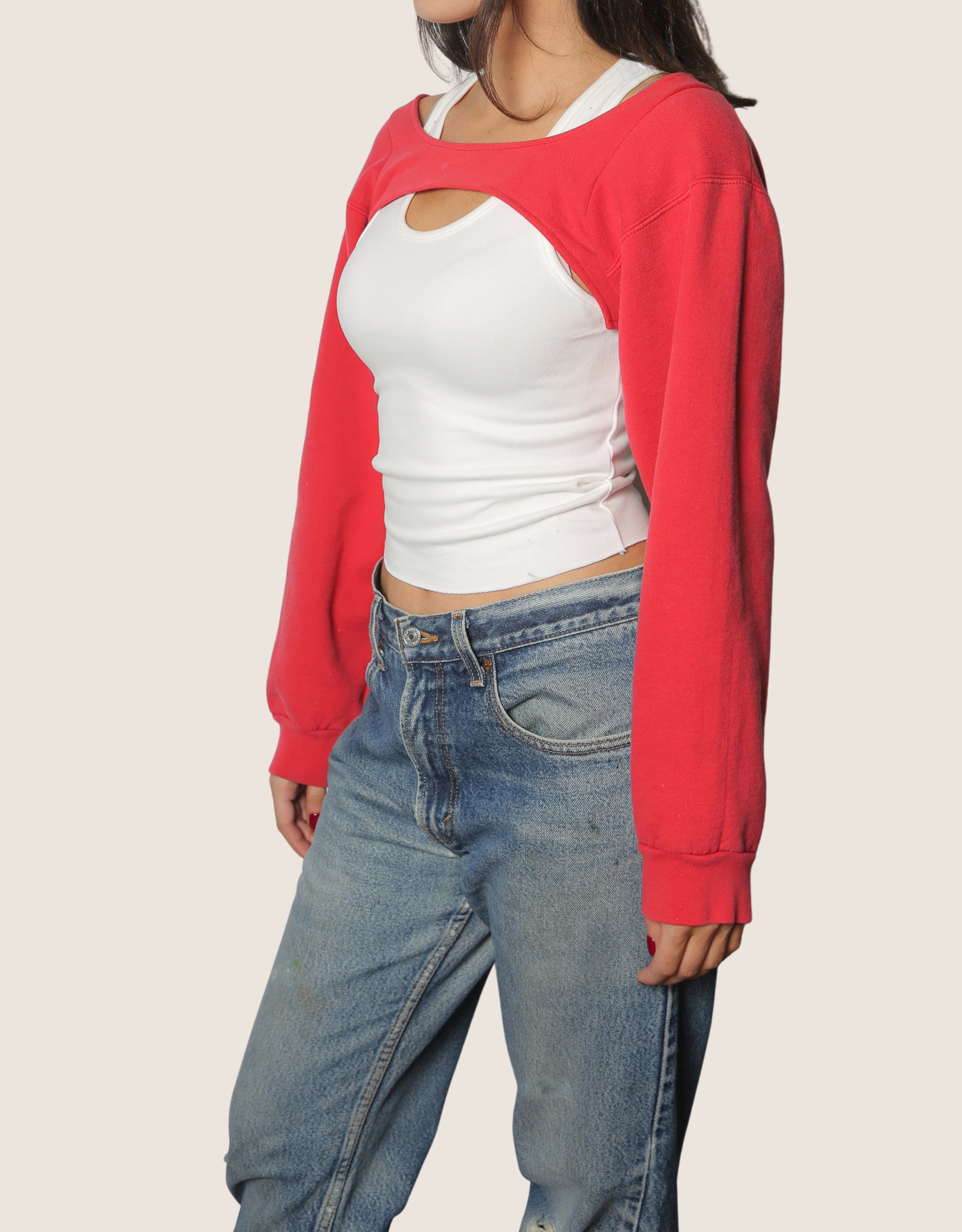 Iowa state sweatshirt shrug (medium)