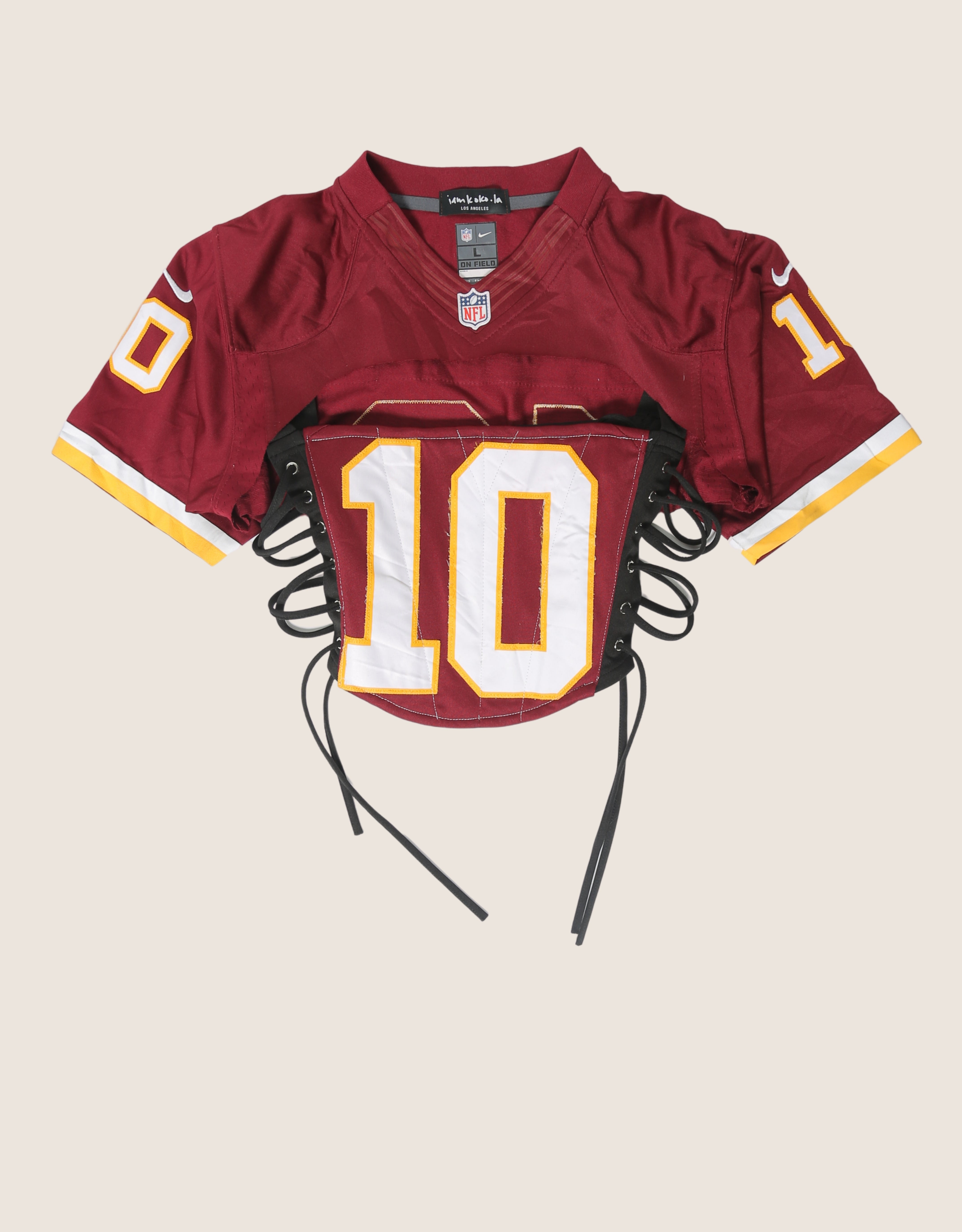 commanders side lace cropped corset (s/m)