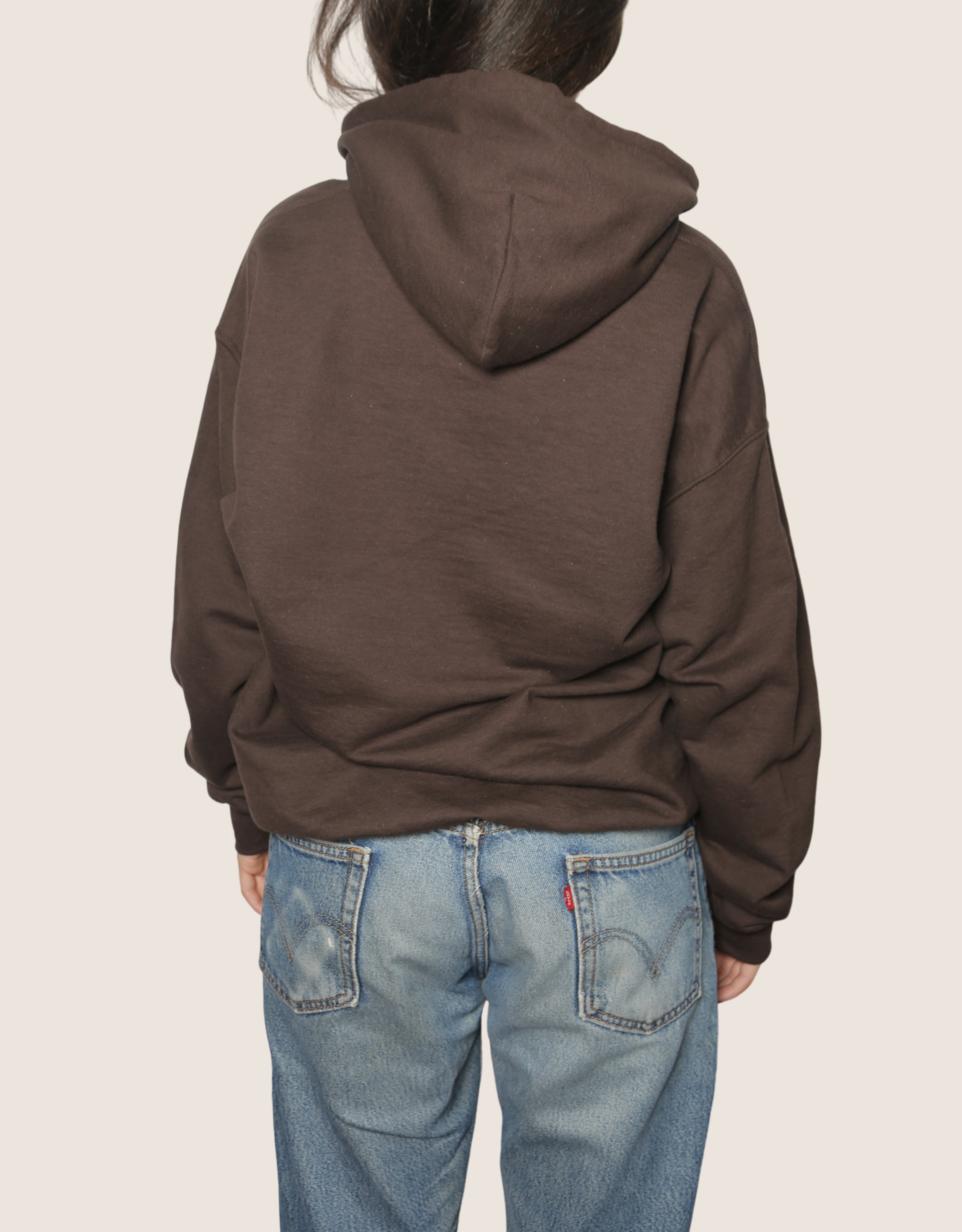 fendi patch oversized hooded sweatshirt