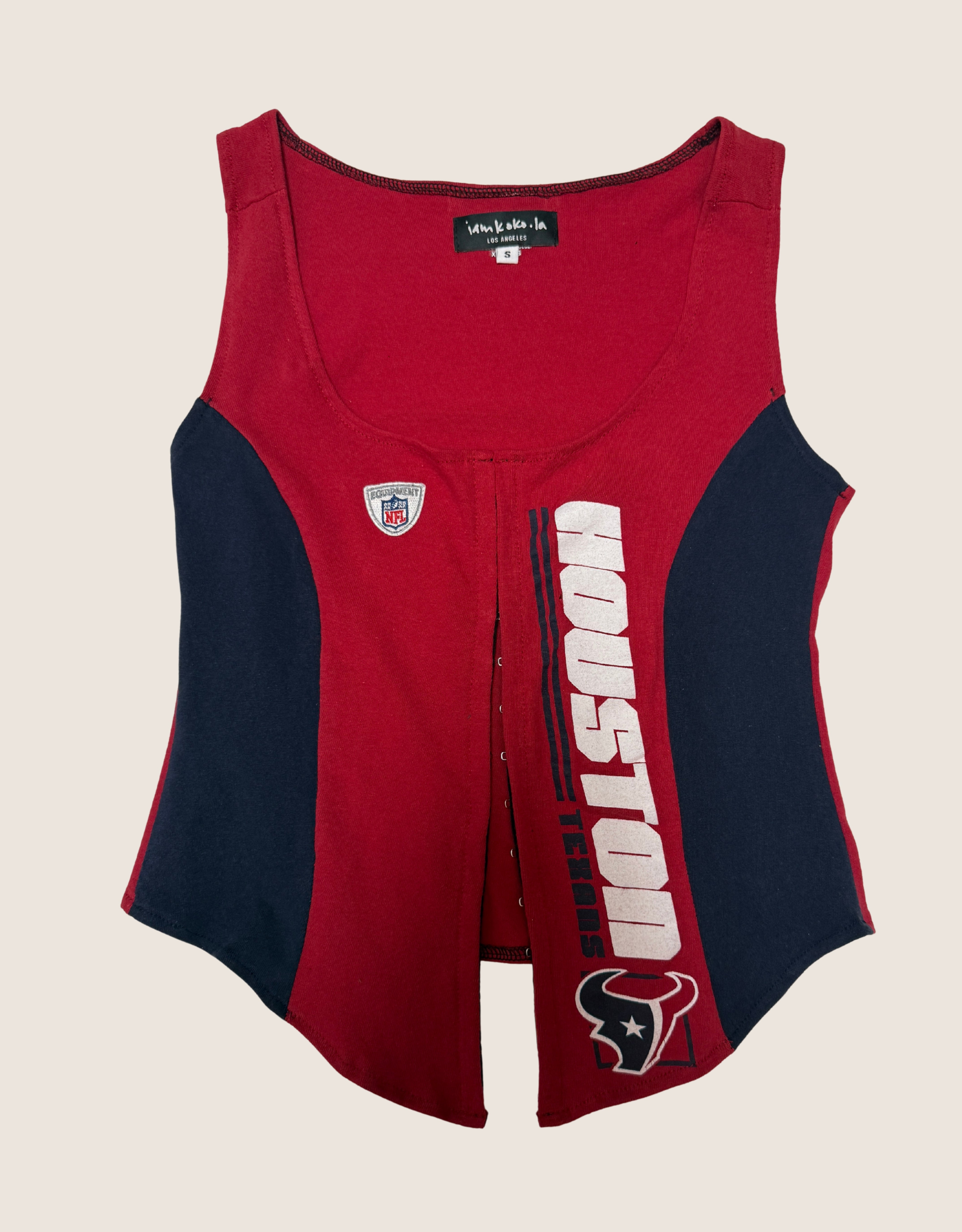 houston texans tshirt hook and eye tank (small)