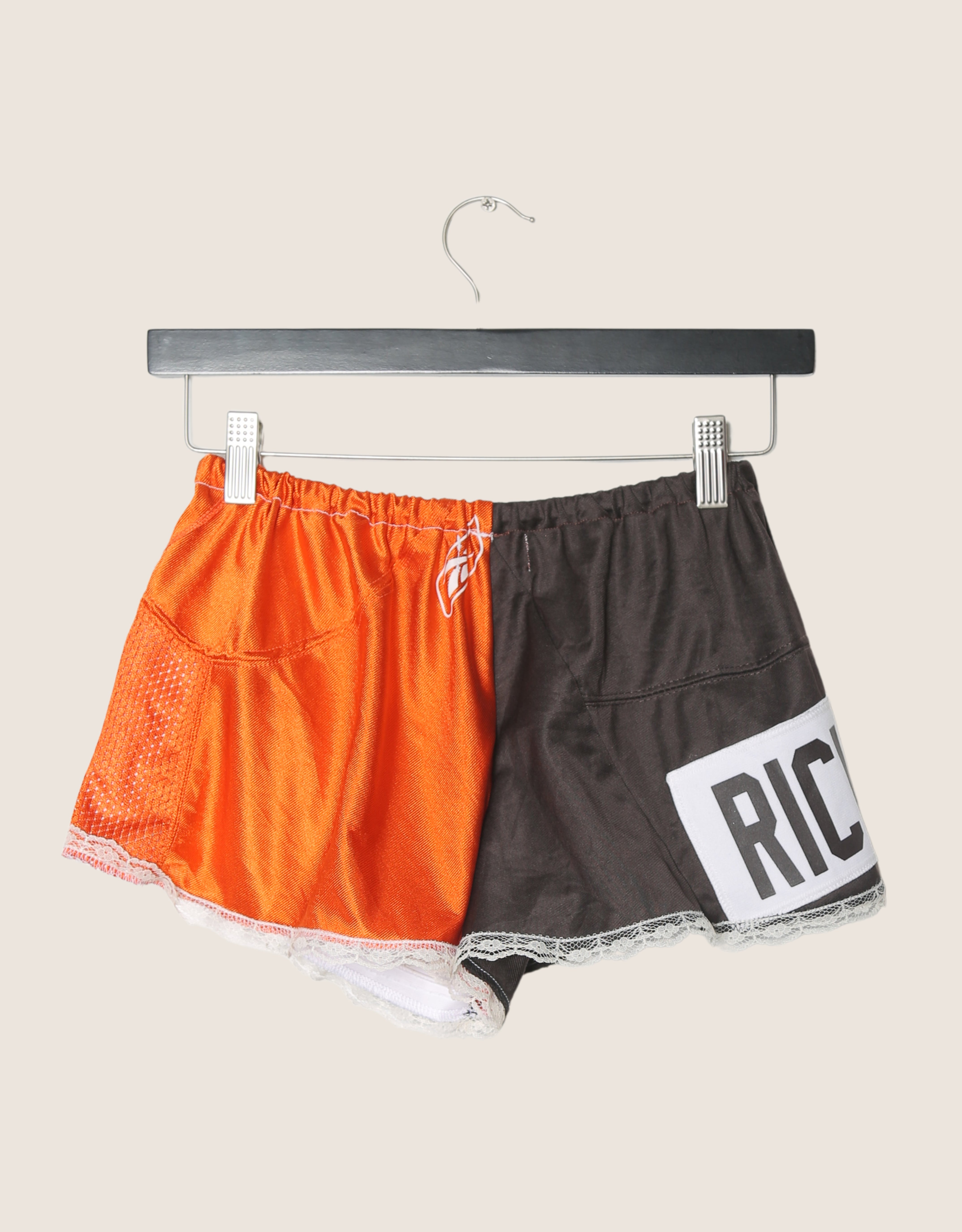 browns reworked mini shorts