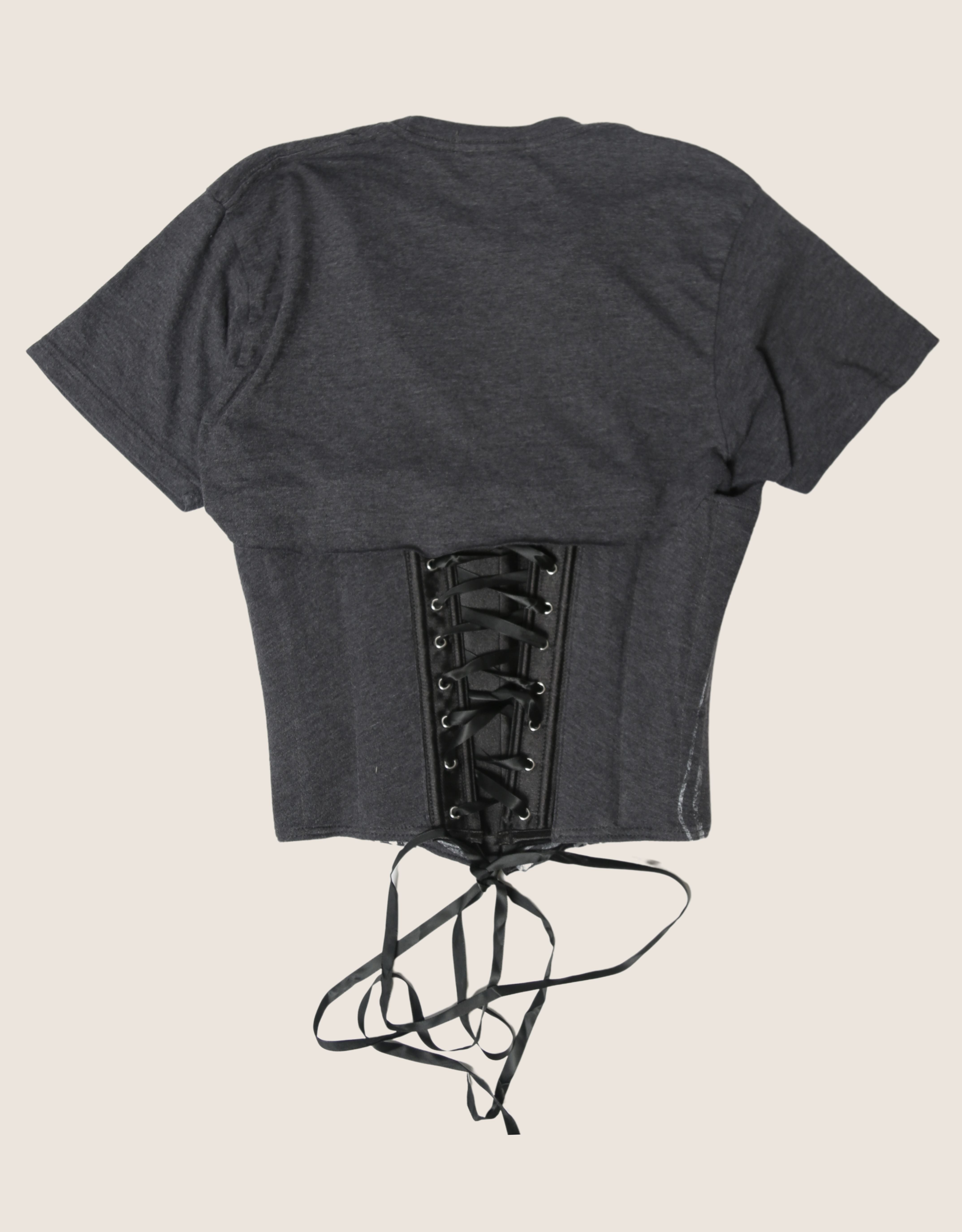 johnny cash snap corset t shirt (S)
