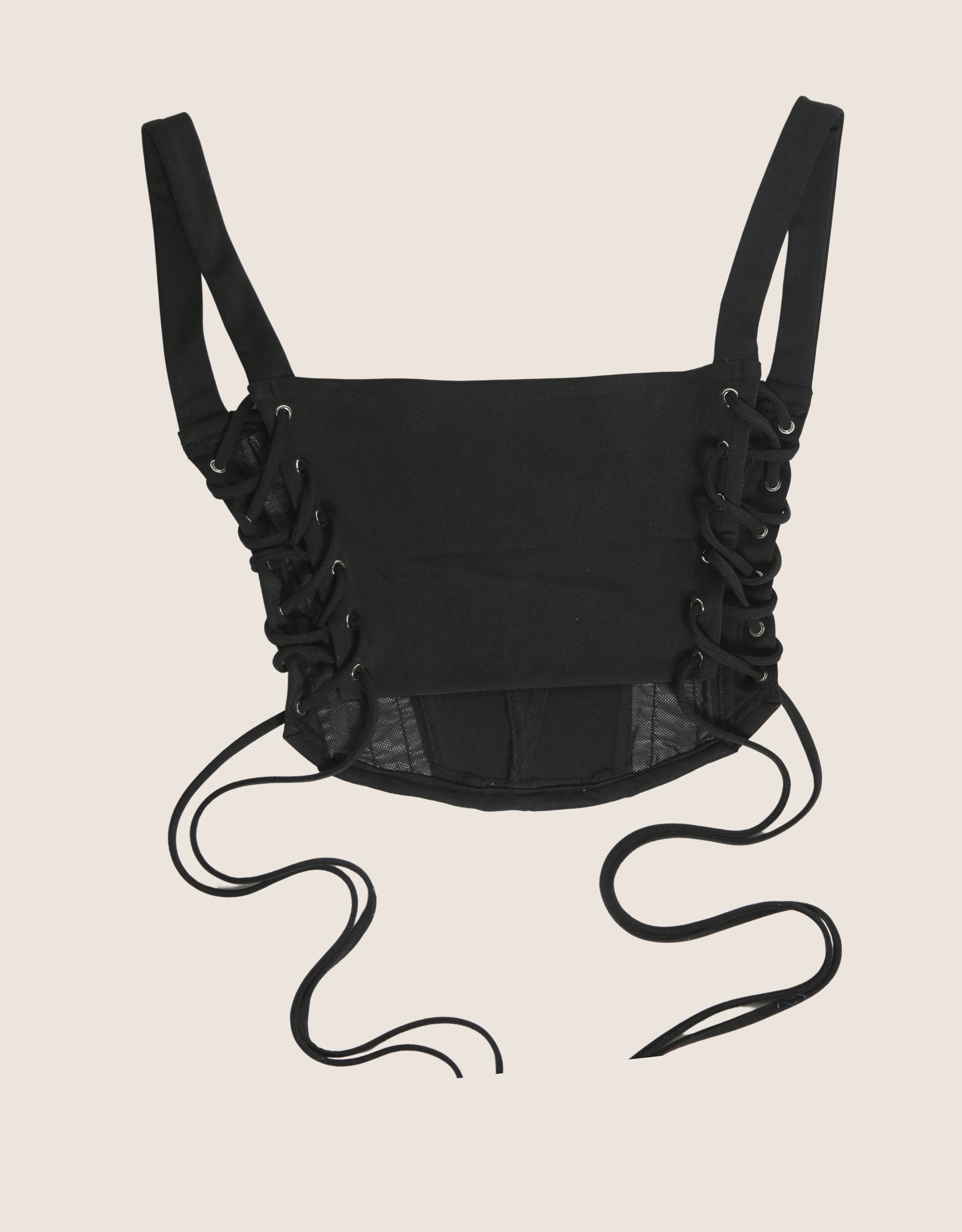 mexico reworked cropped corset with matching shrug (M)