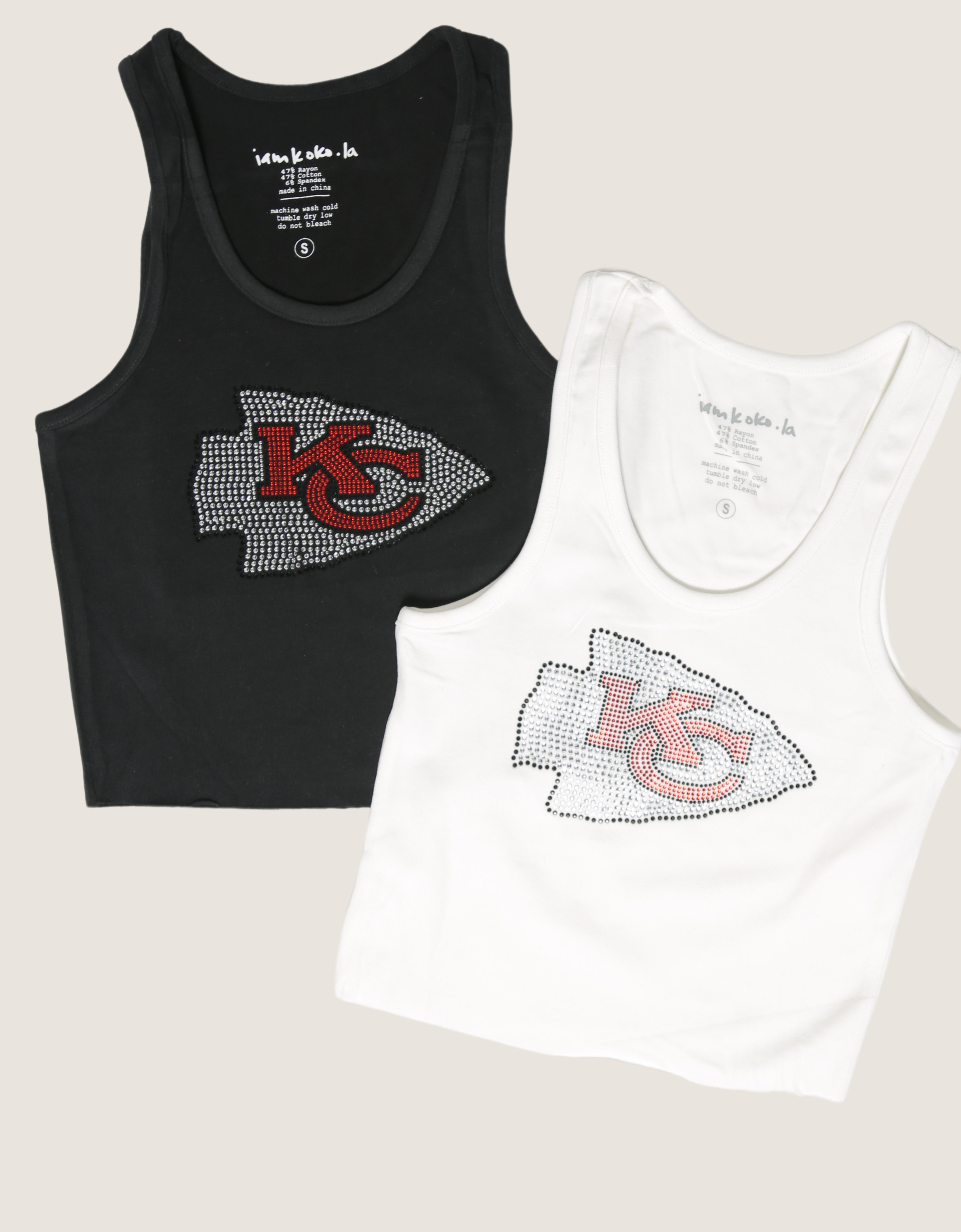 kc chiefs bling tank