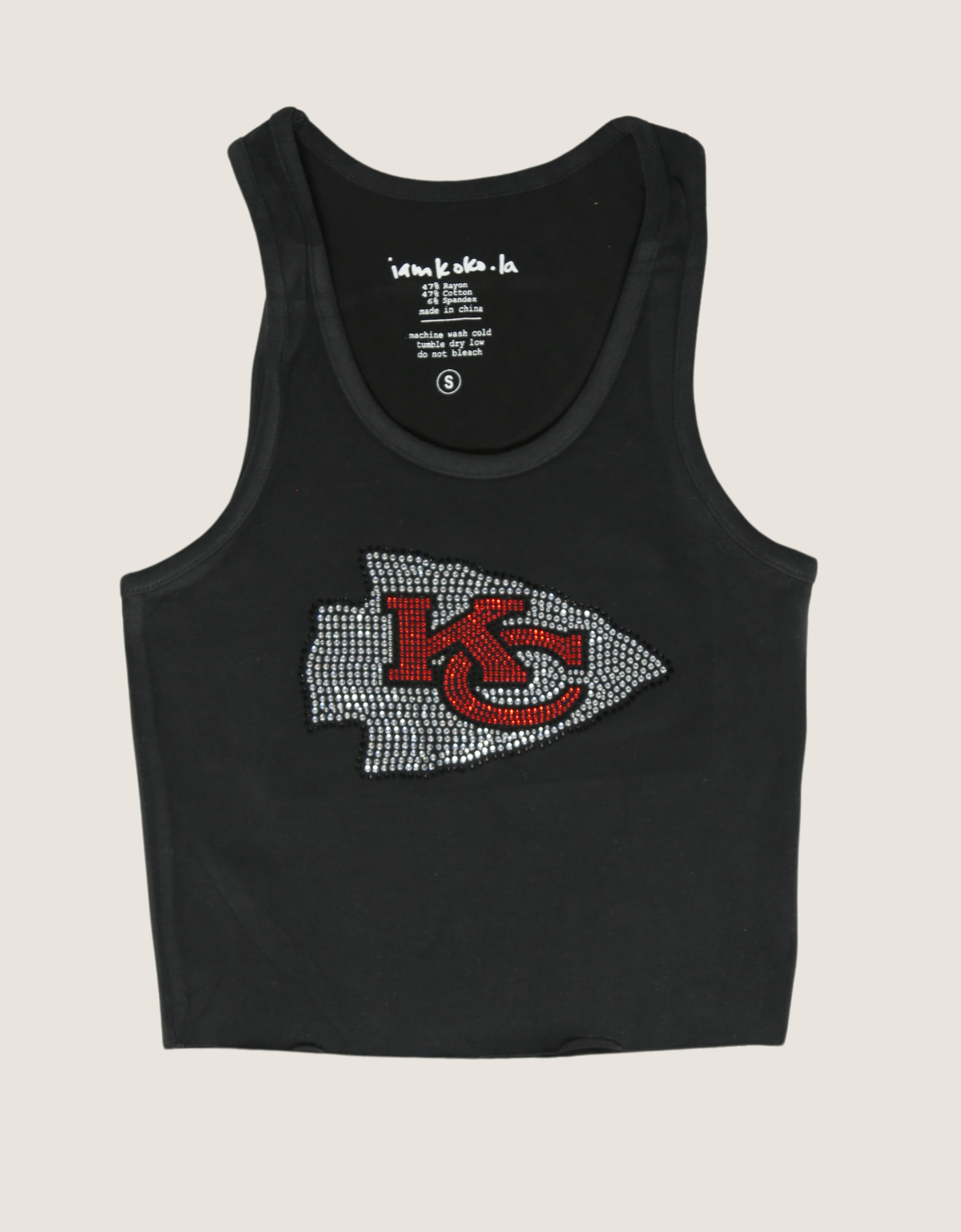 kc chiefs bling tank