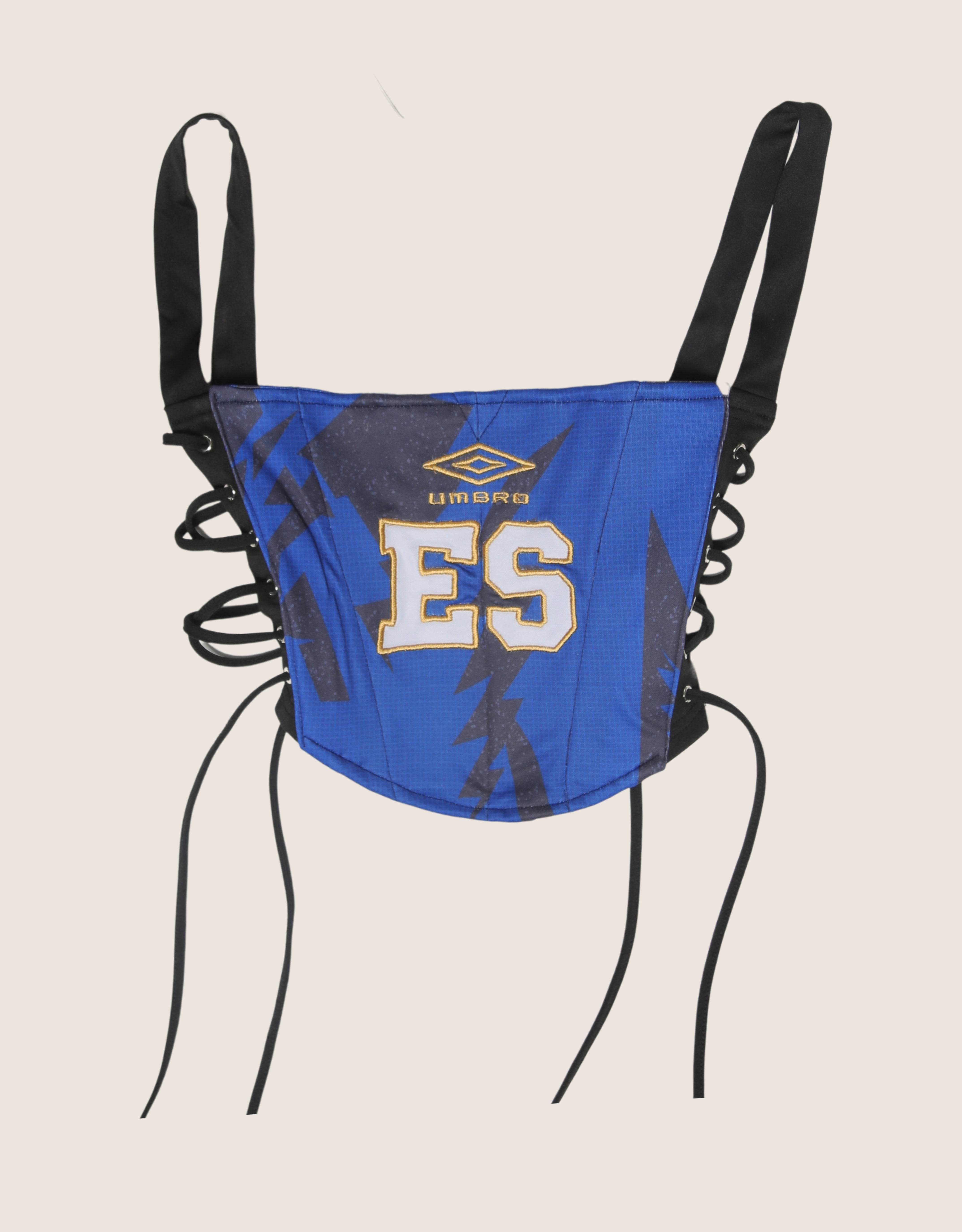 El Salvador reworked cropped corset with matching shrug (S)
