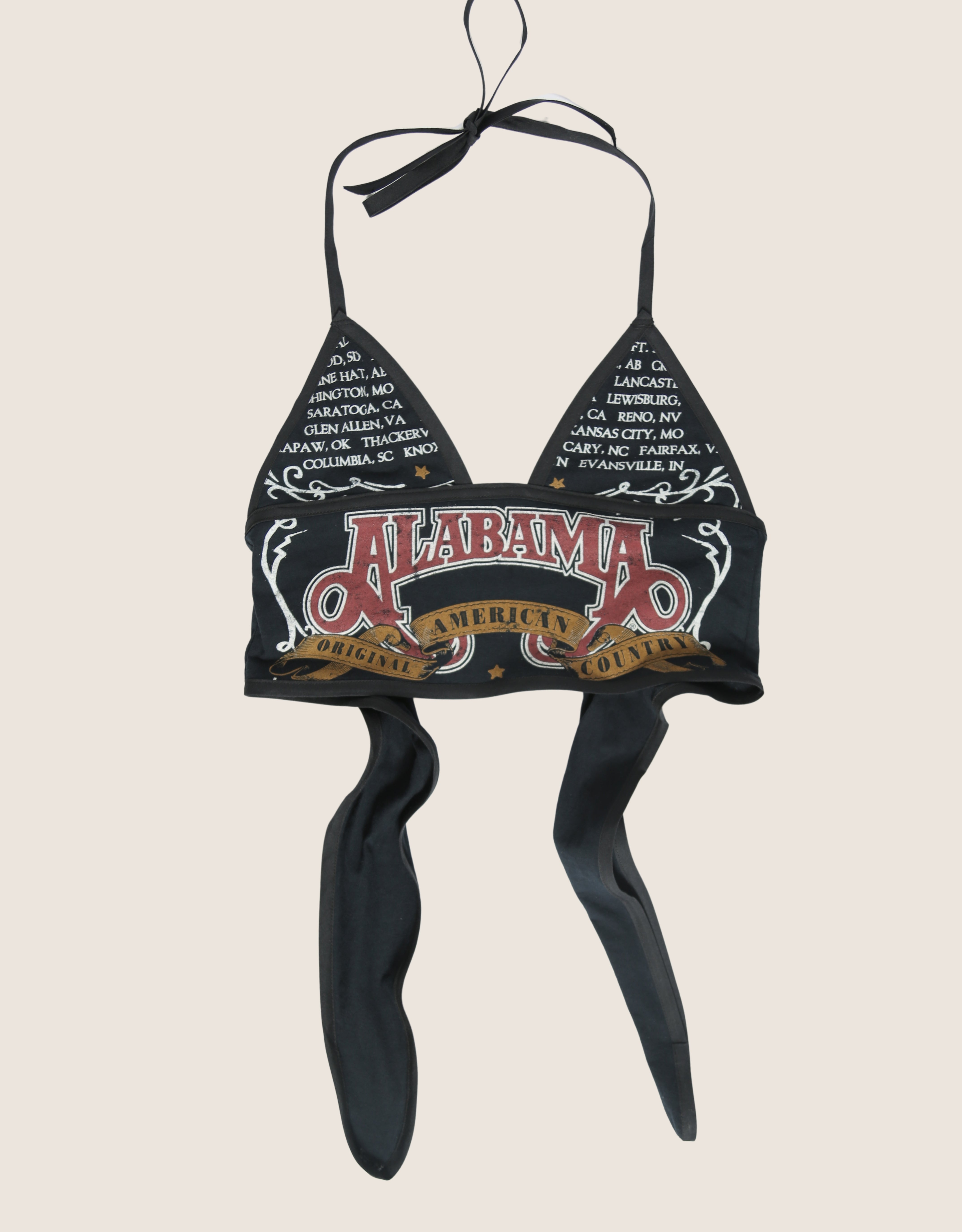 alabama country music halter top