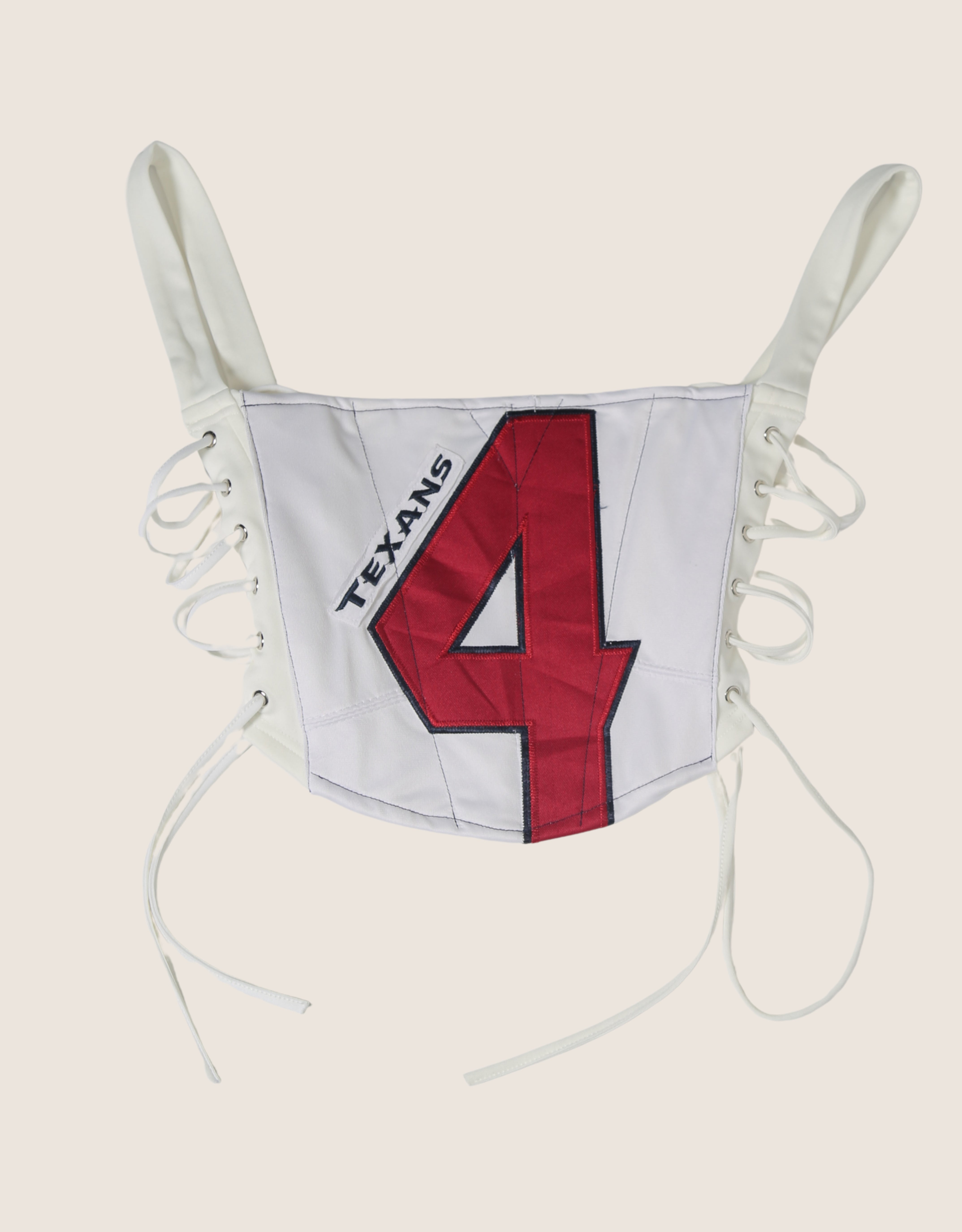 texans reworked corset with matching shrug (medium)