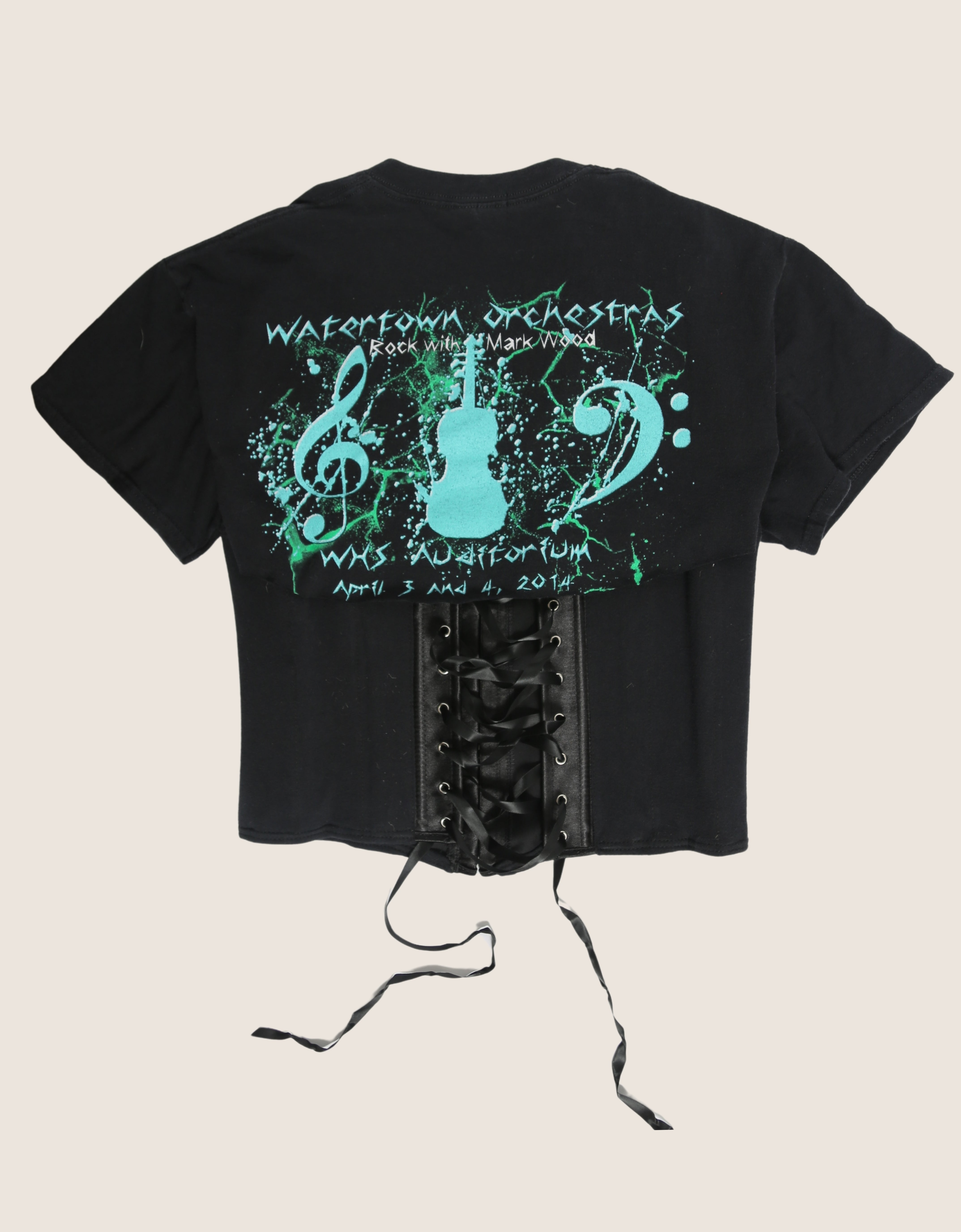 dream tour snap corset t shirt (M)