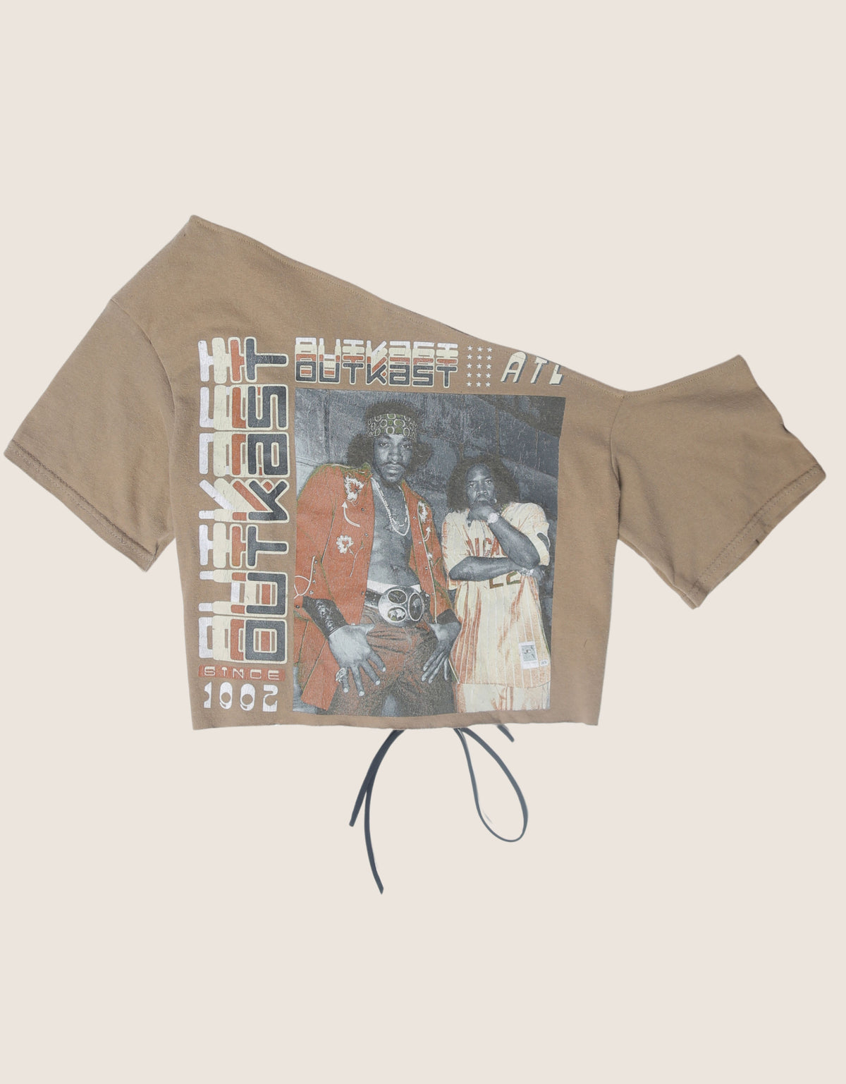 outkast off shoulder tie back top (S/M)