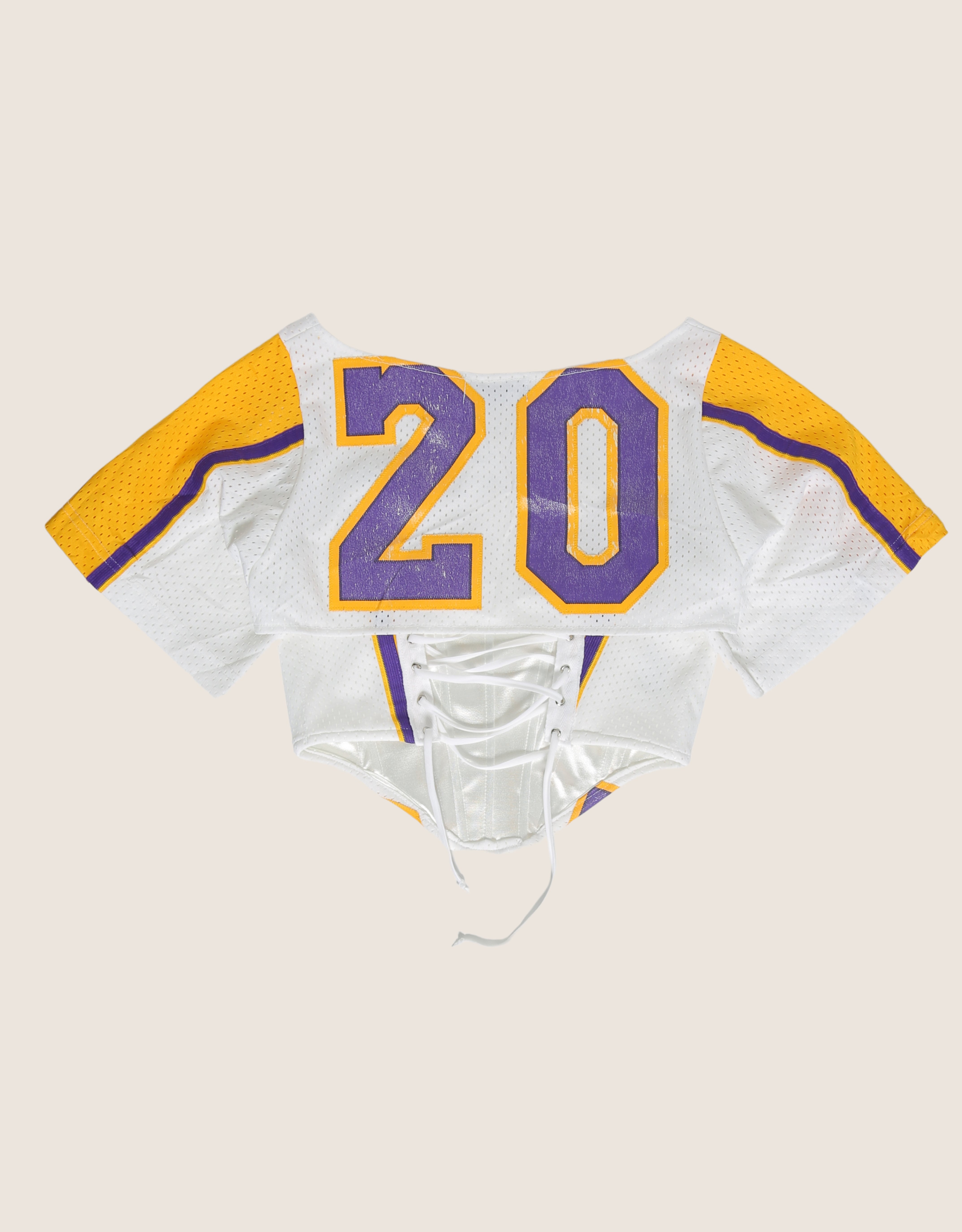 lakers reworked corset with matching shrug (small)