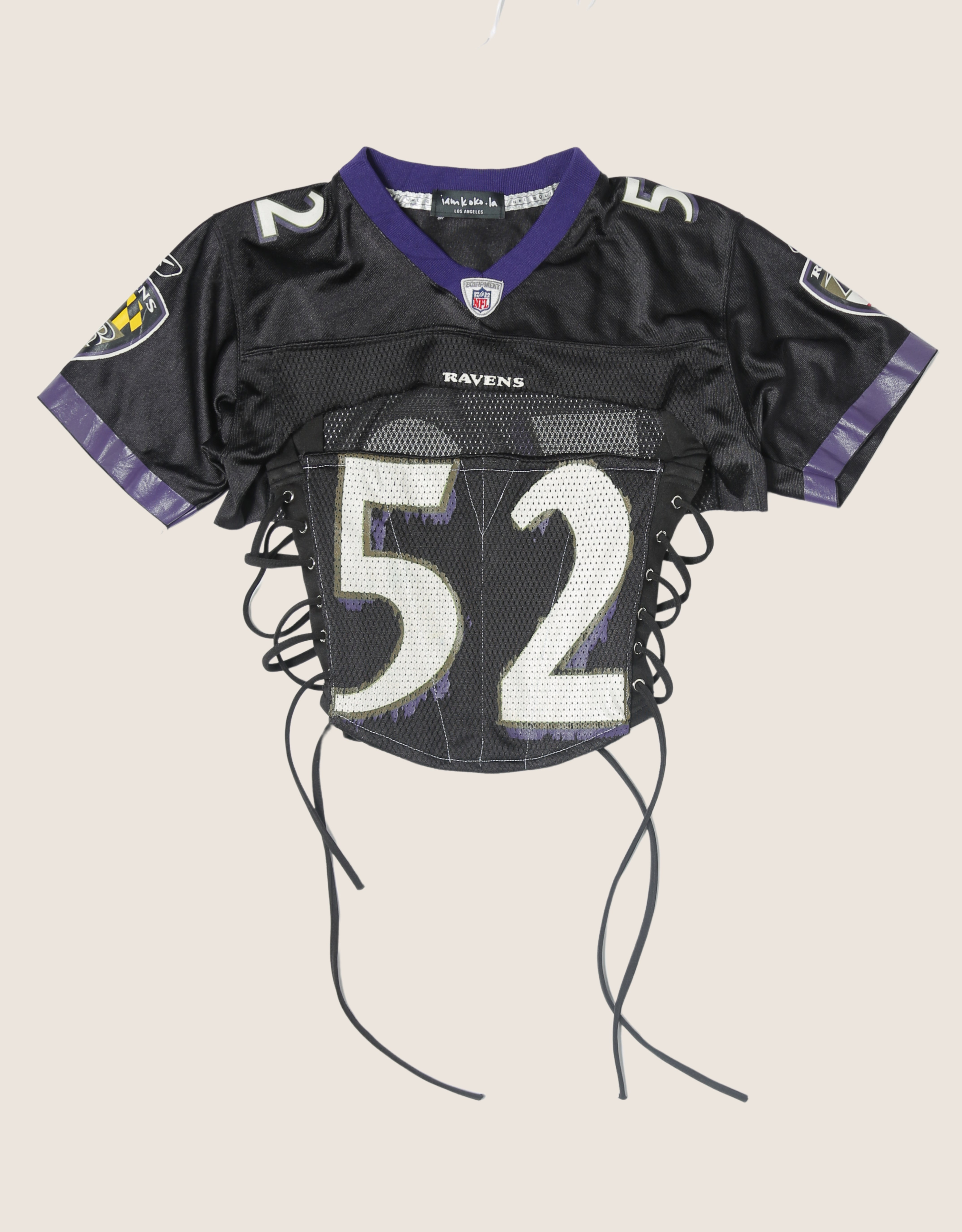 ravens reworked corset with matching shrug (small)