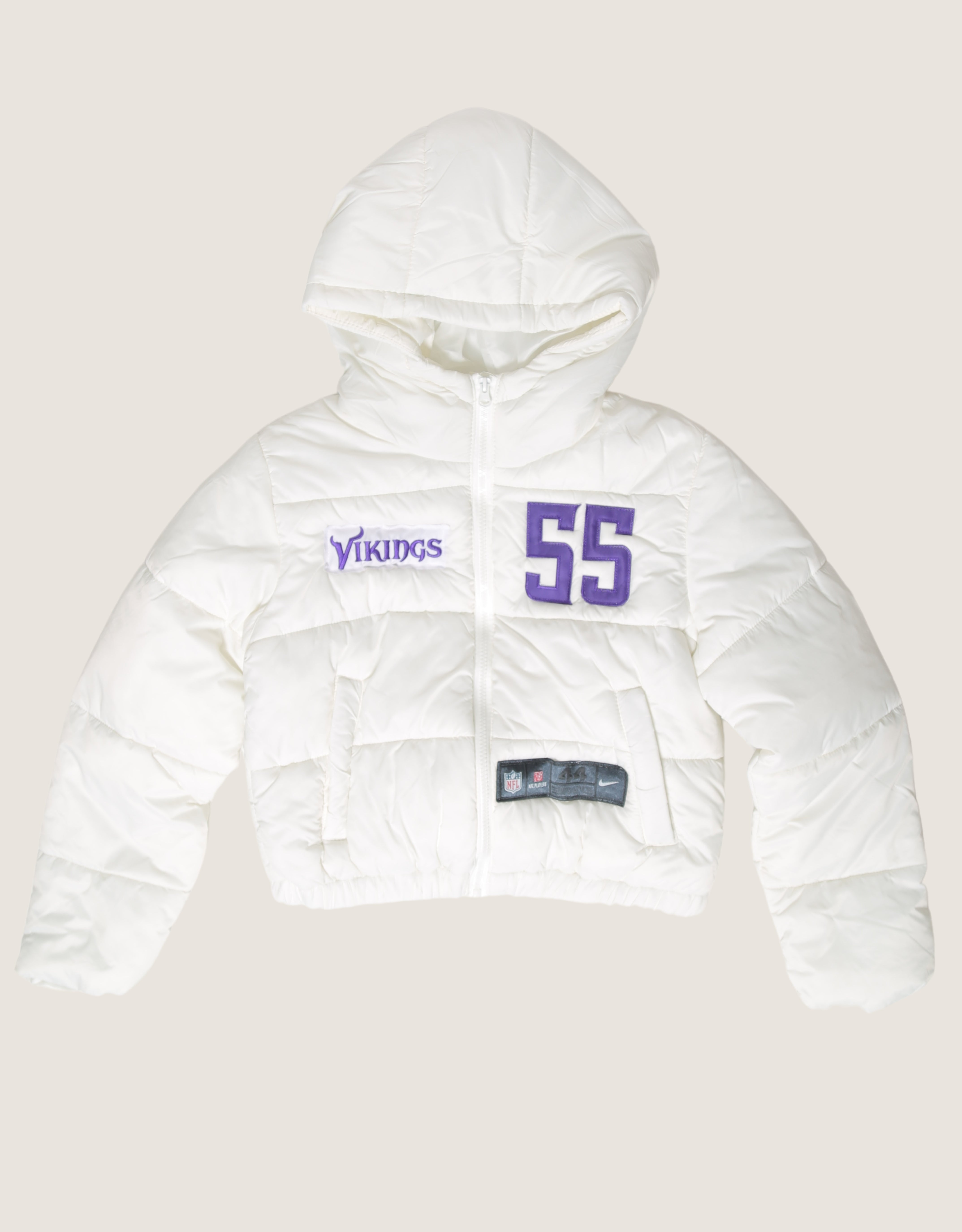 Vikings patched reworked puffer jacket
