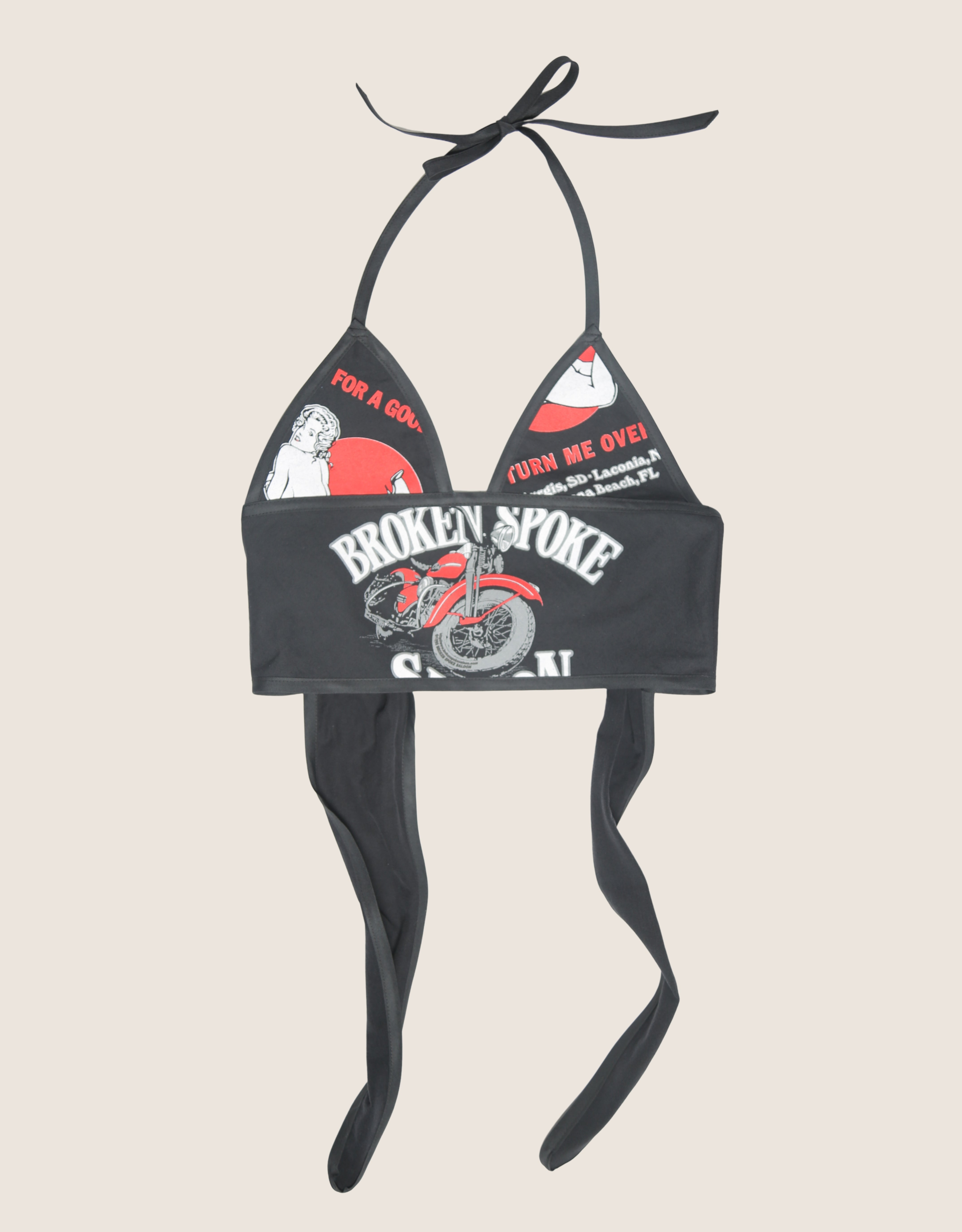 broken spoke saloon halter top