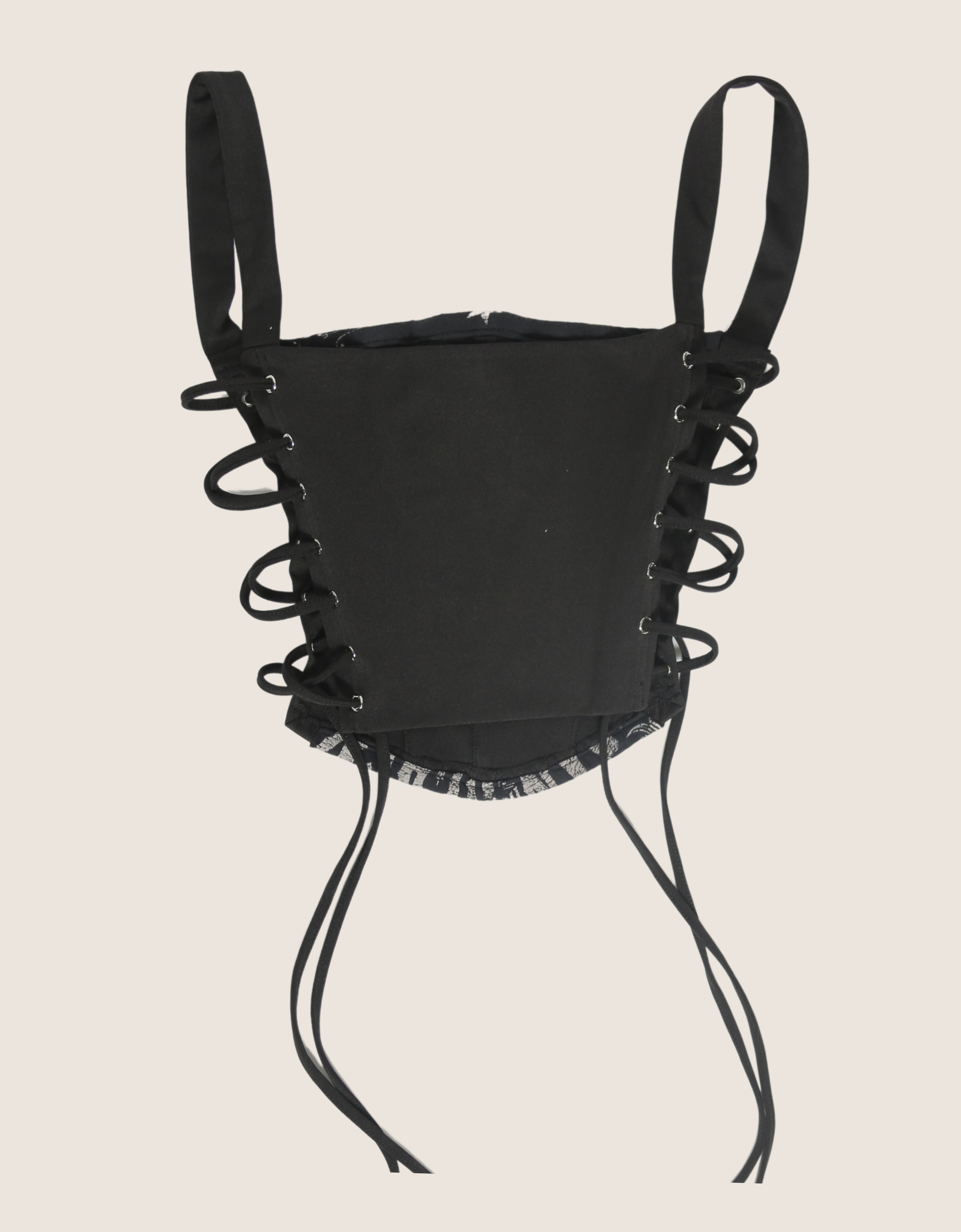 johnny cash side lace full length corset (XS/S)