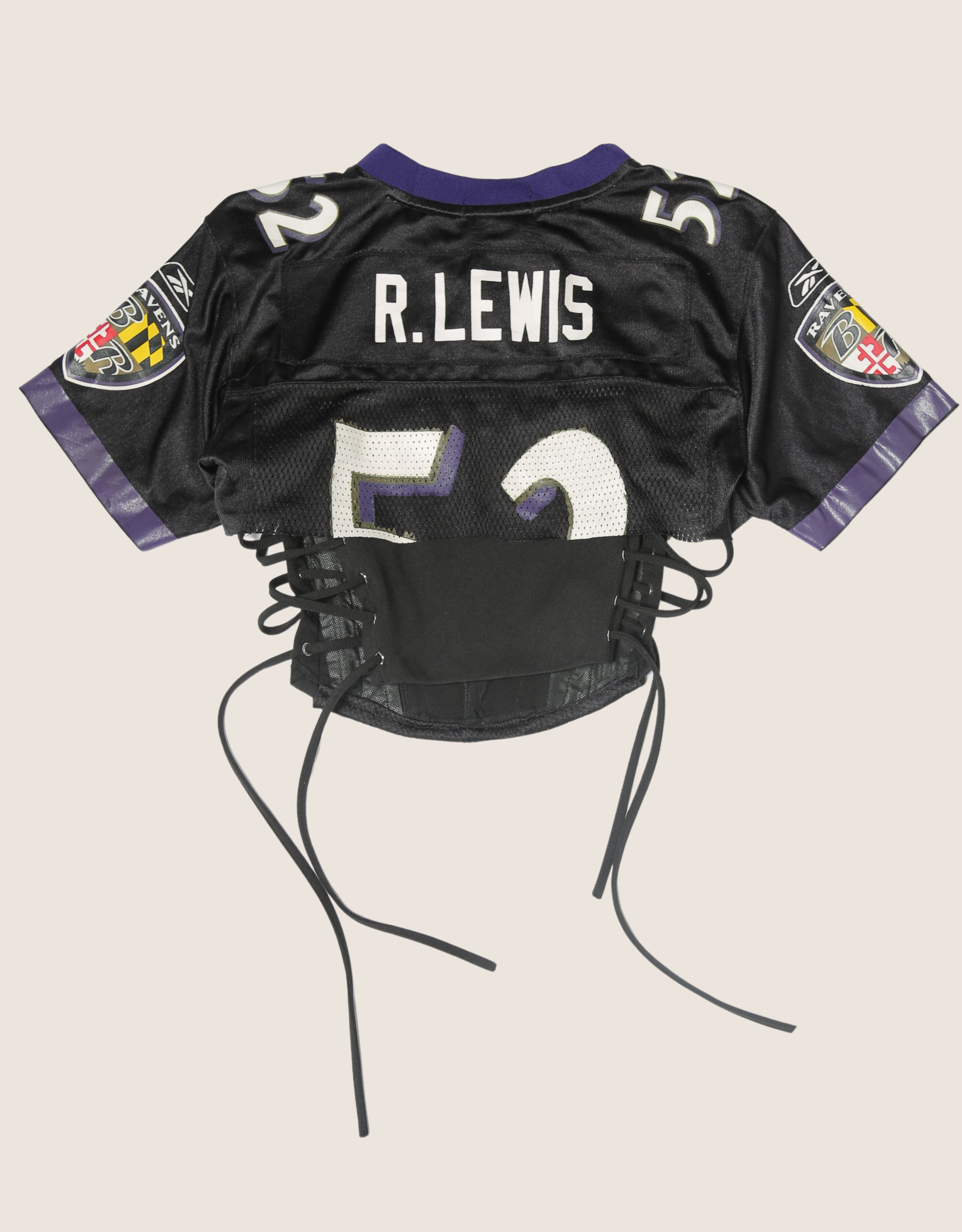 ravens reworked corset with matching shrug (small)