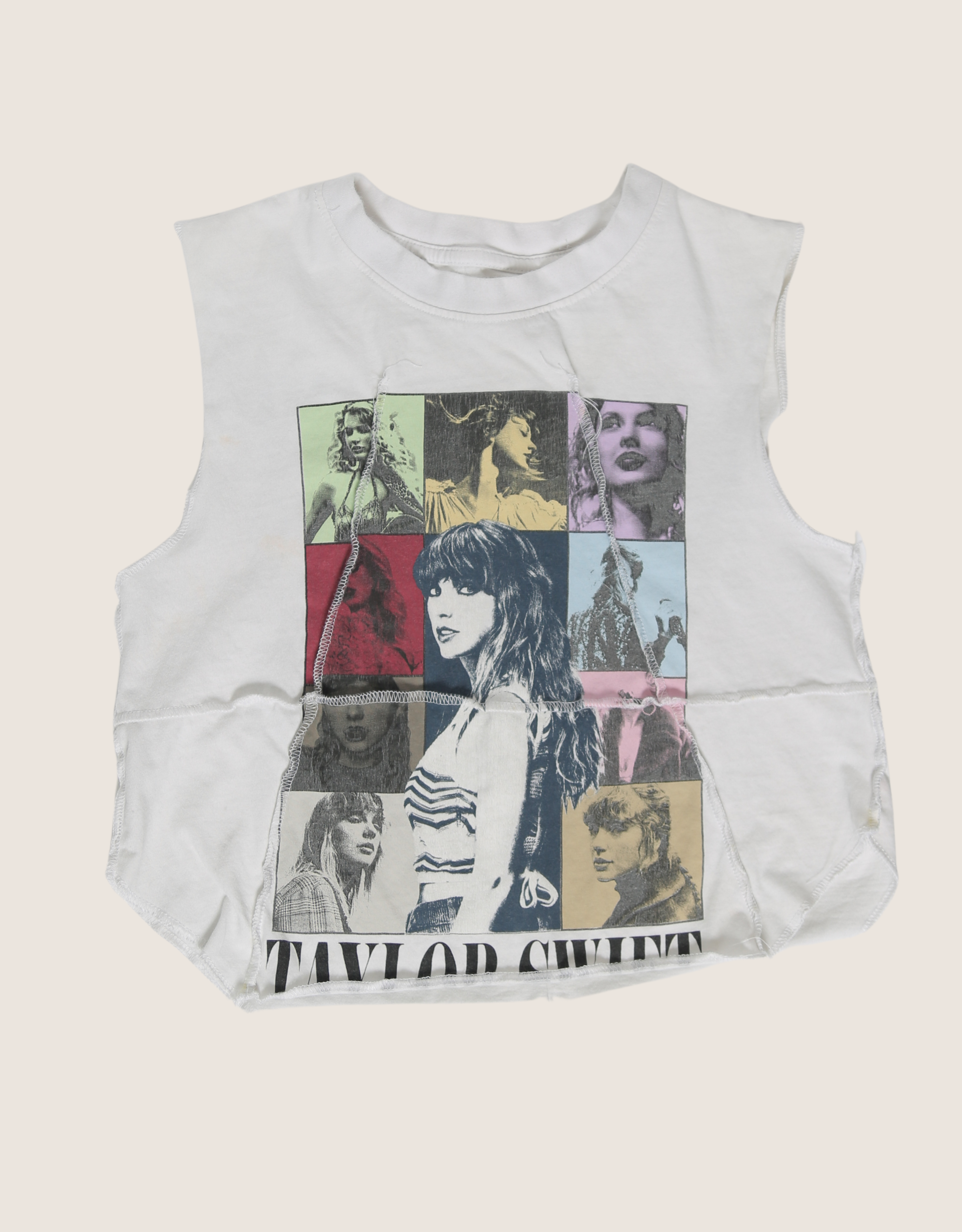 taylor swift overlocked muscle tank