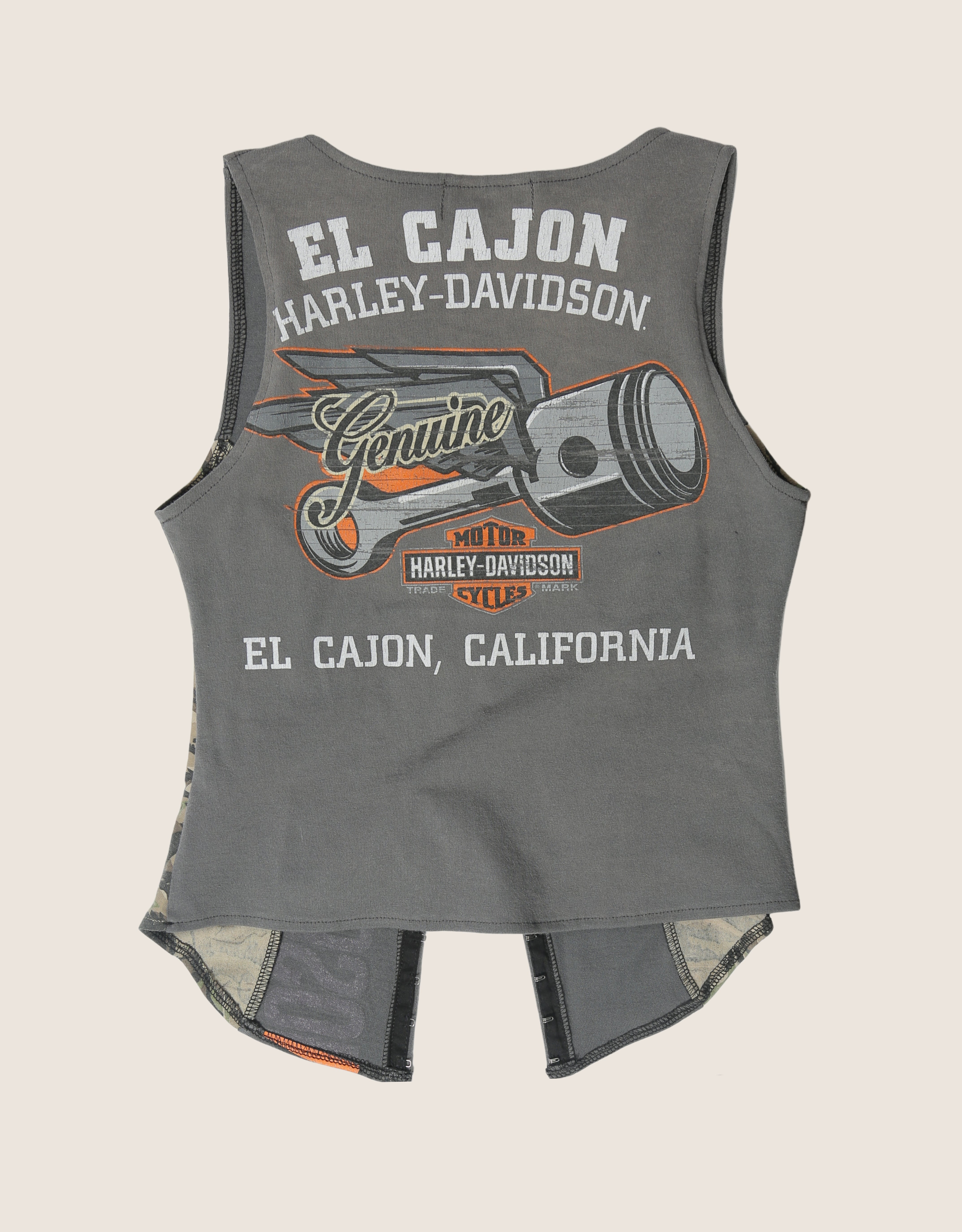 harley el cajon hook and eye tank (xs)
