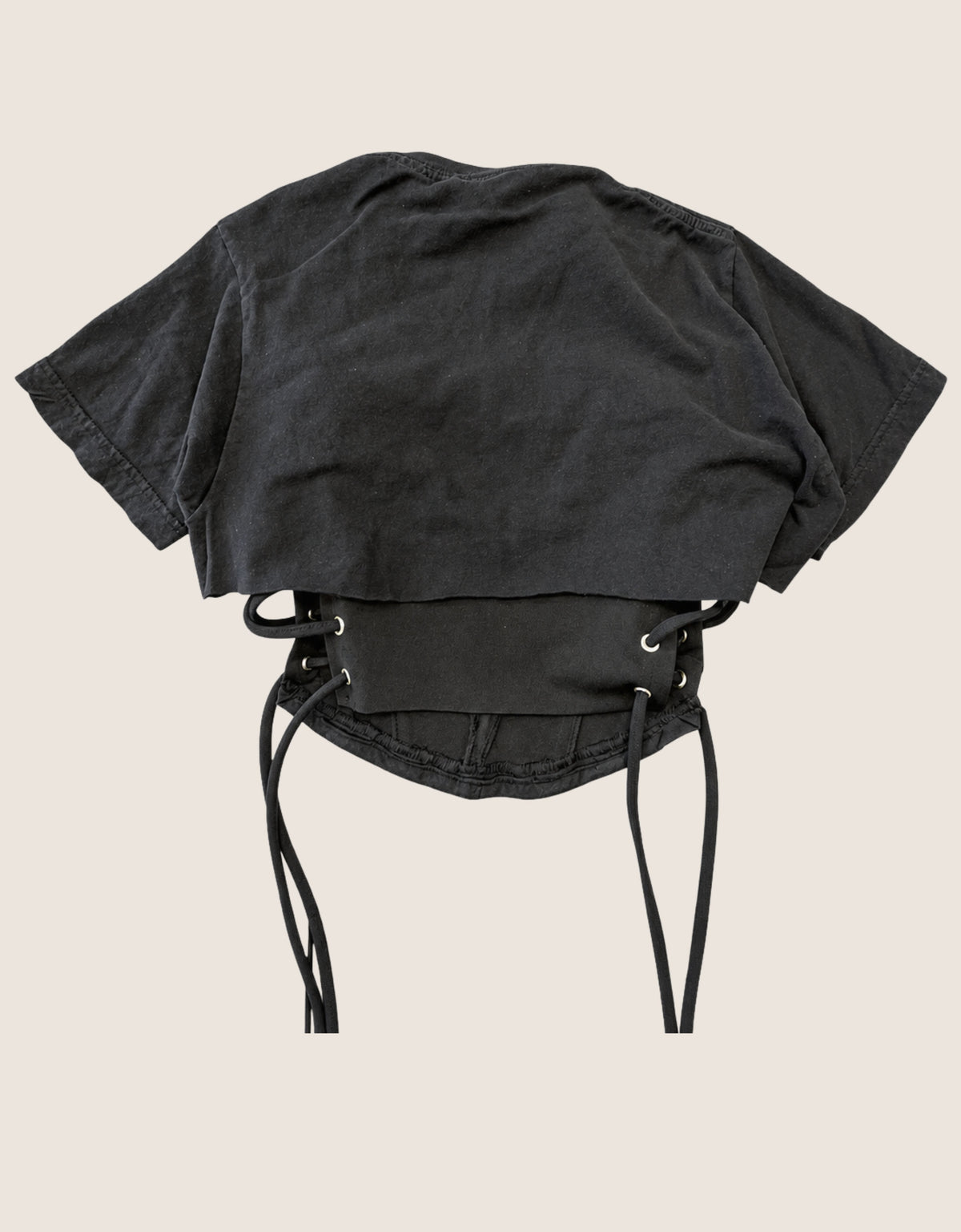 led zeppelin reworked cropped corset with matching shrug (S)