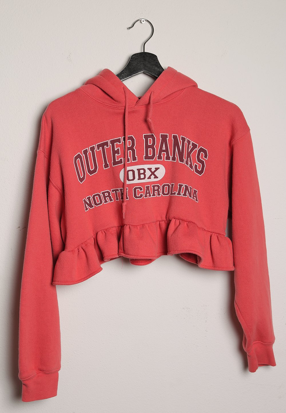 outer banks reworked ruffle sweatshirt