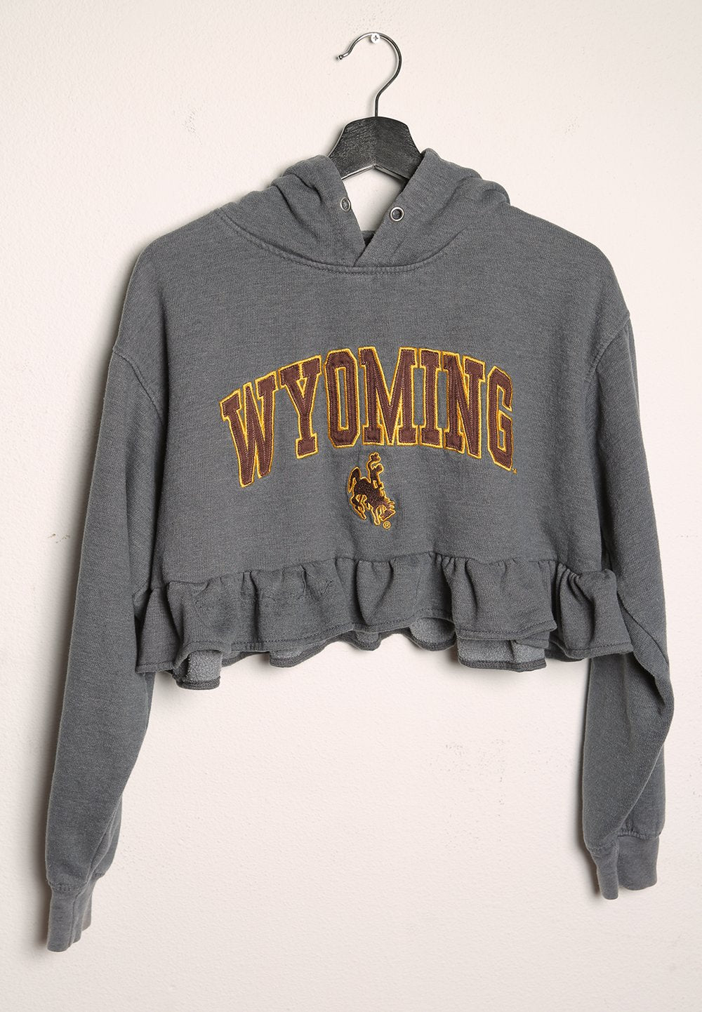 wyoming reworked ruffle sweatshirt