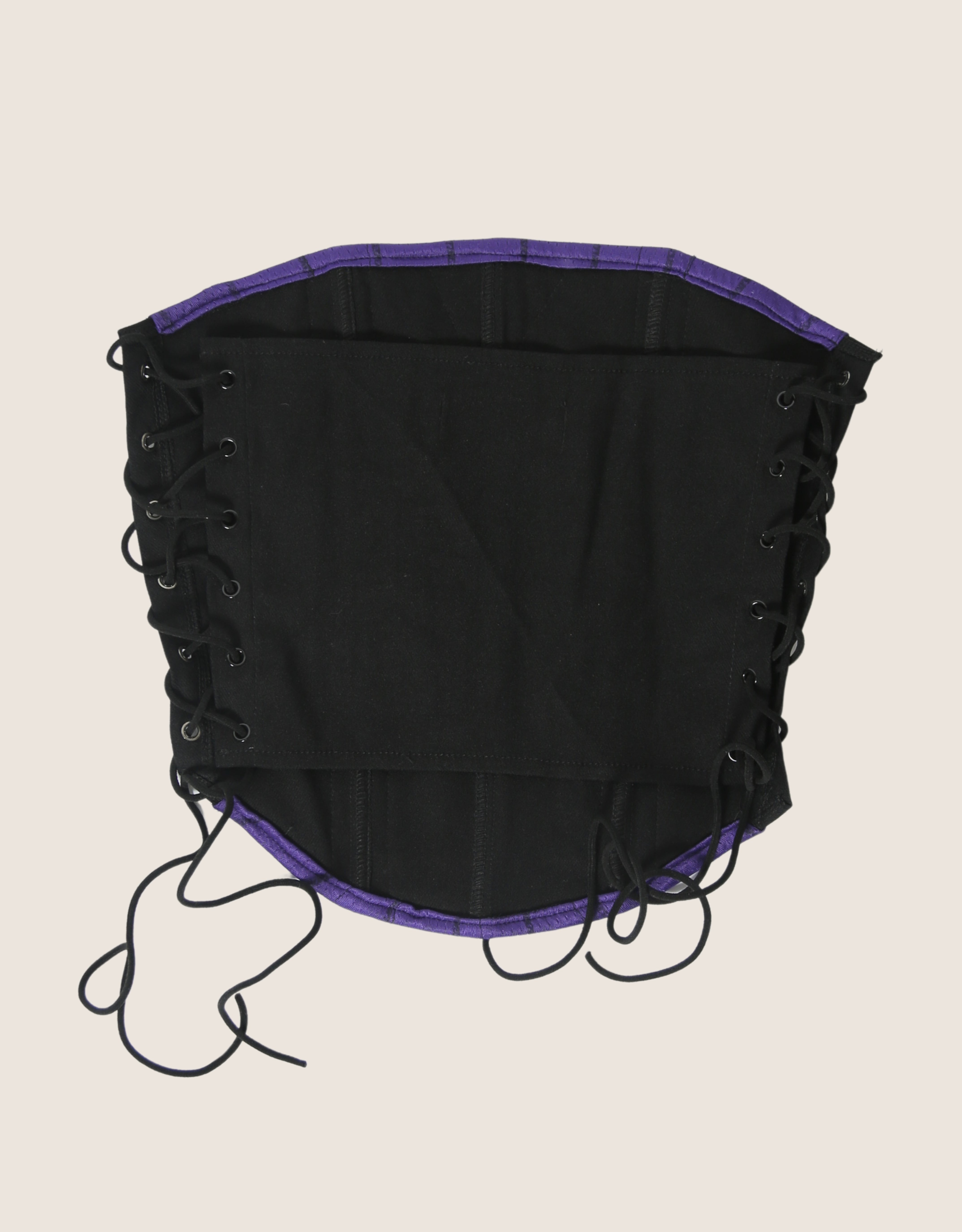 lakers #23 reworked side lace corset (s/m)