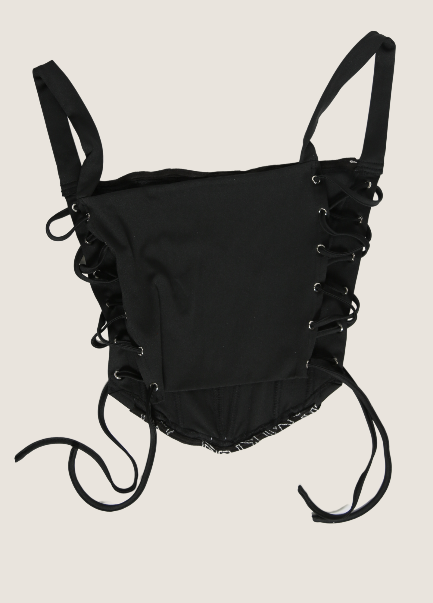 custom Kendrick Lamar collage full length side lace up corset