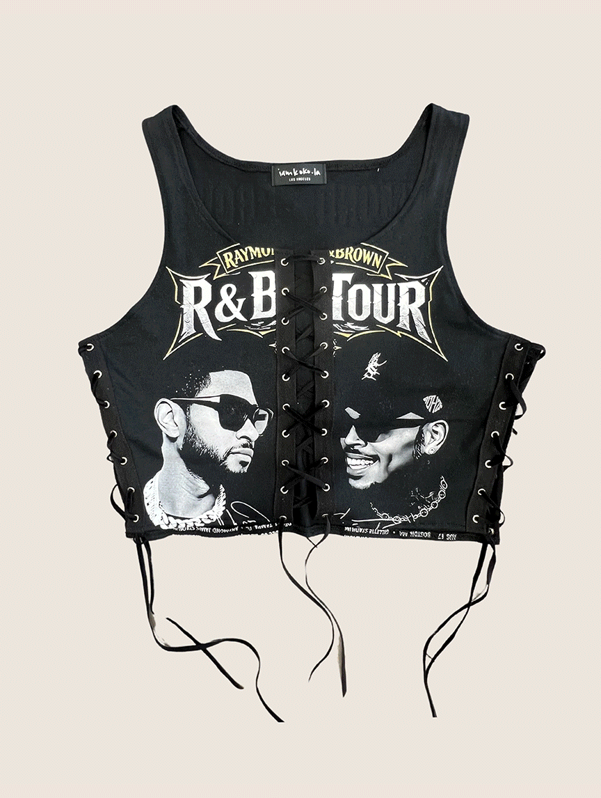 custom reworked music all laced up tank