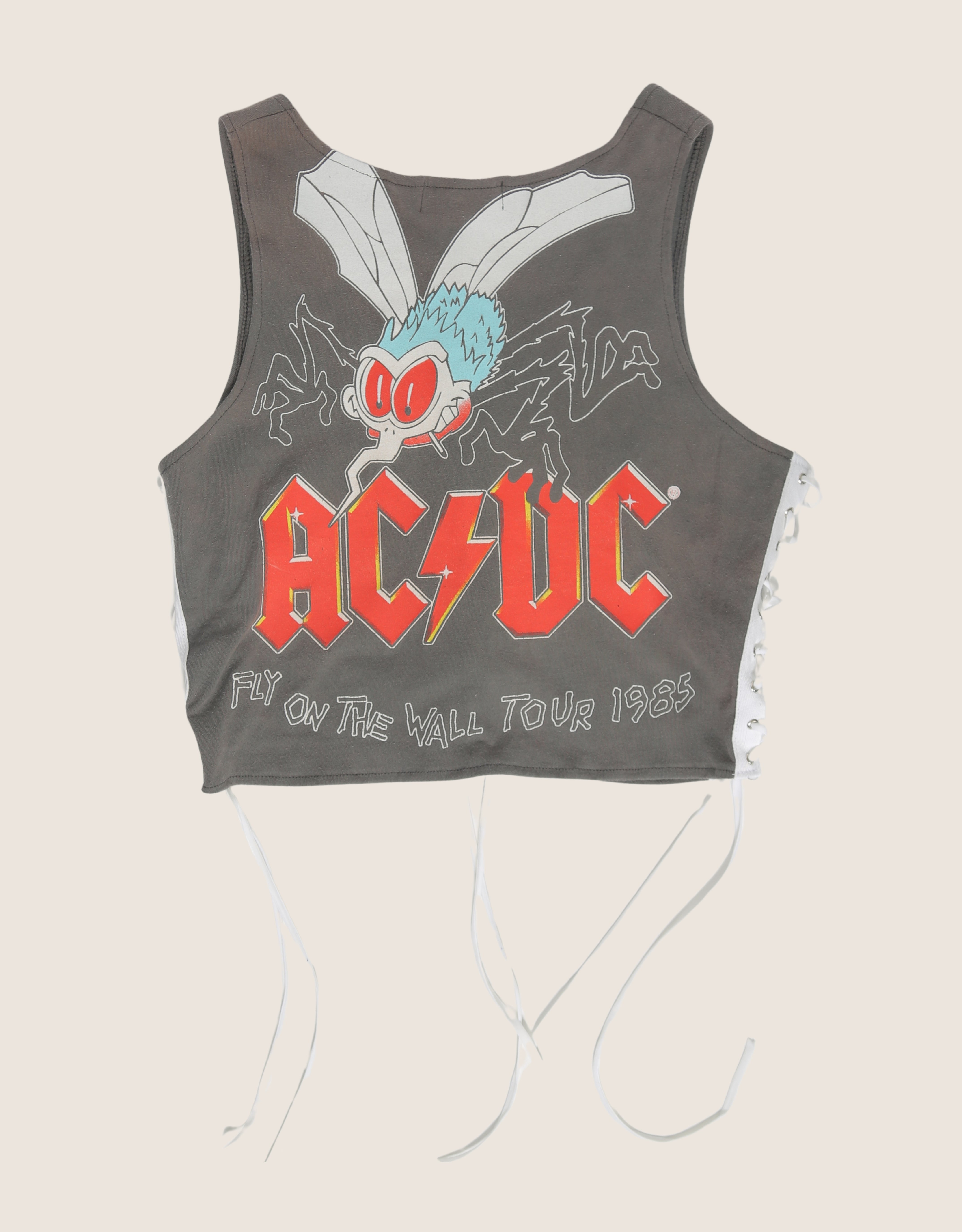 acdc all laced up reworked tank (M/L)