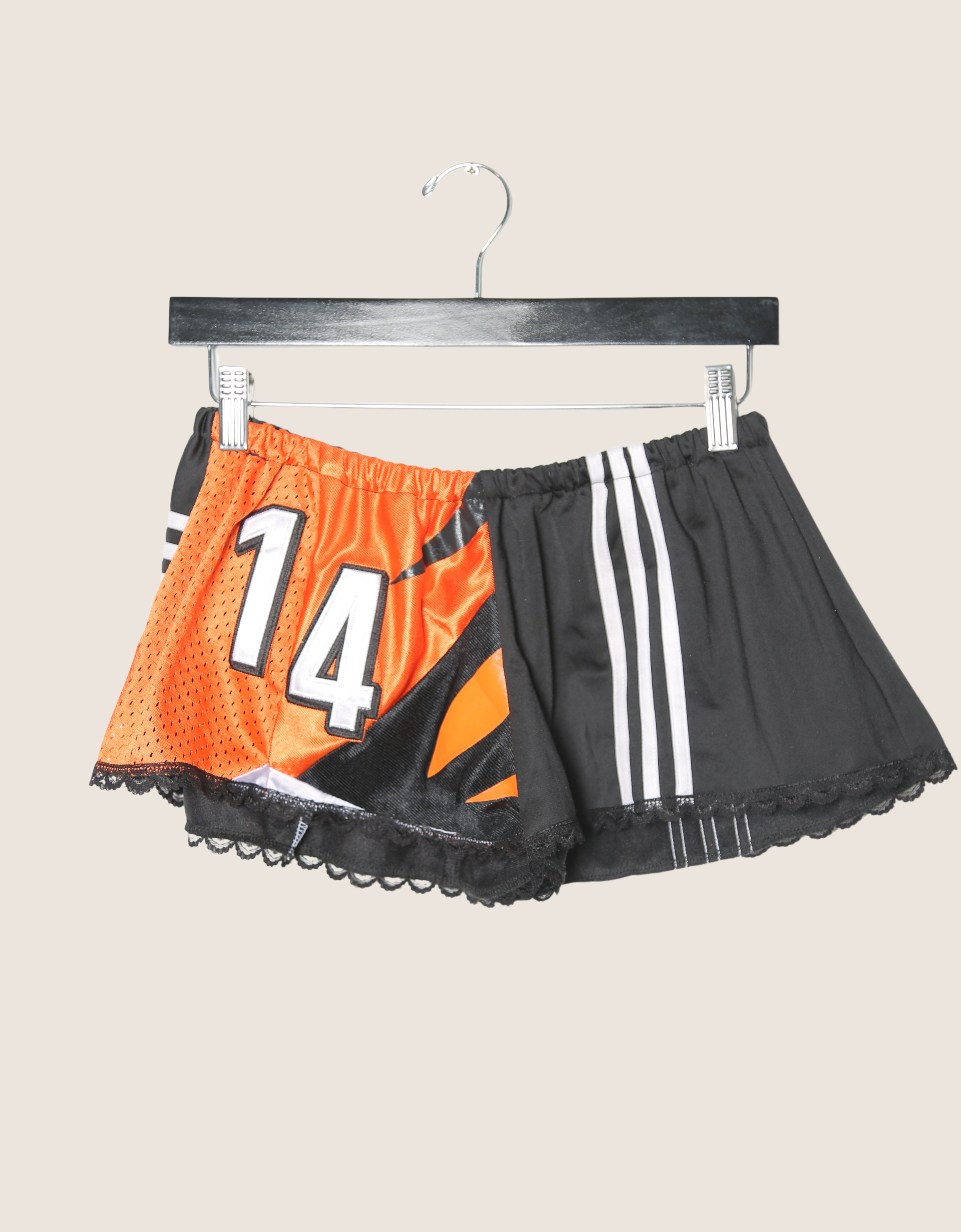 adidas 14 reworked mini shorts