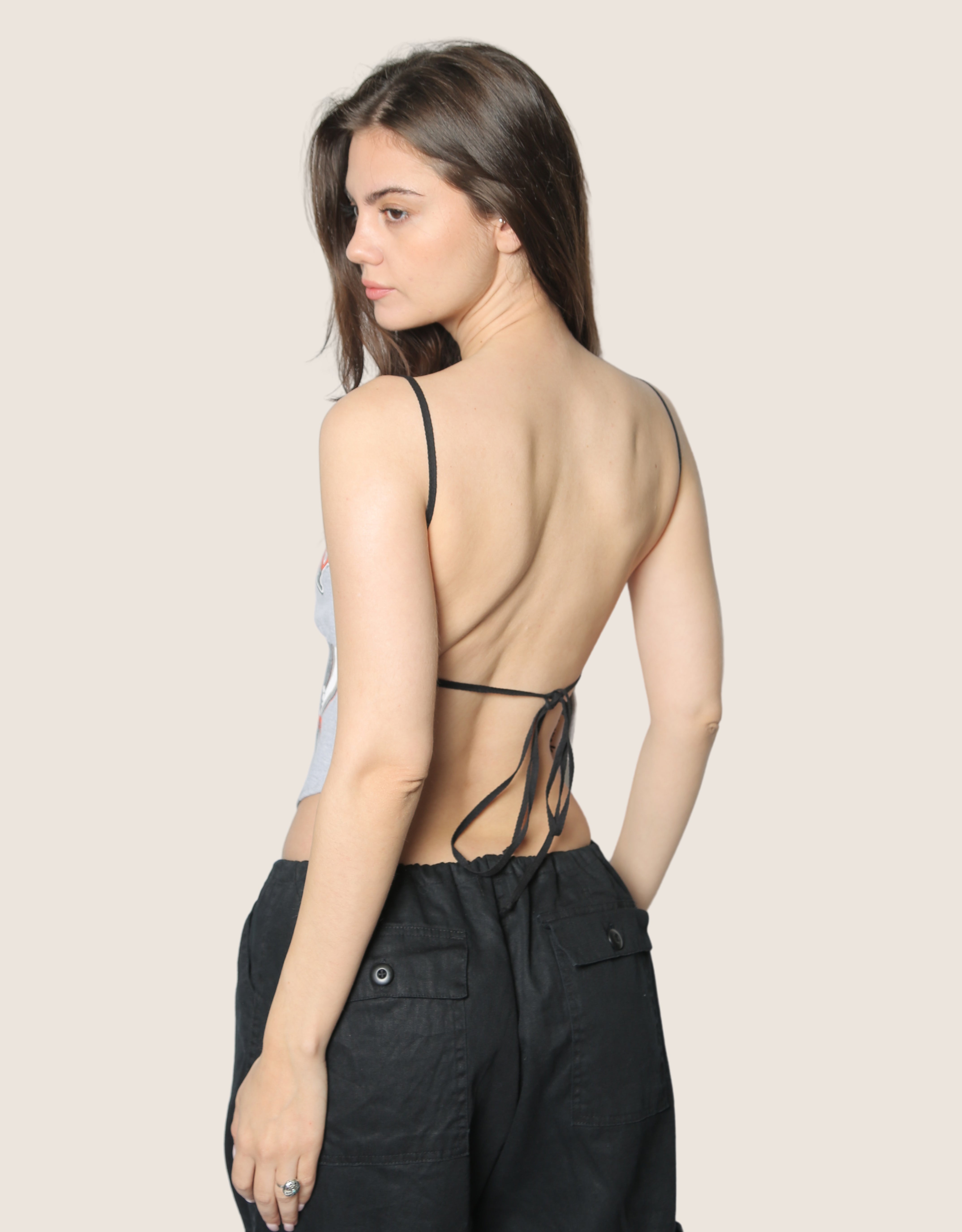 harley "capital city" reworked backless top