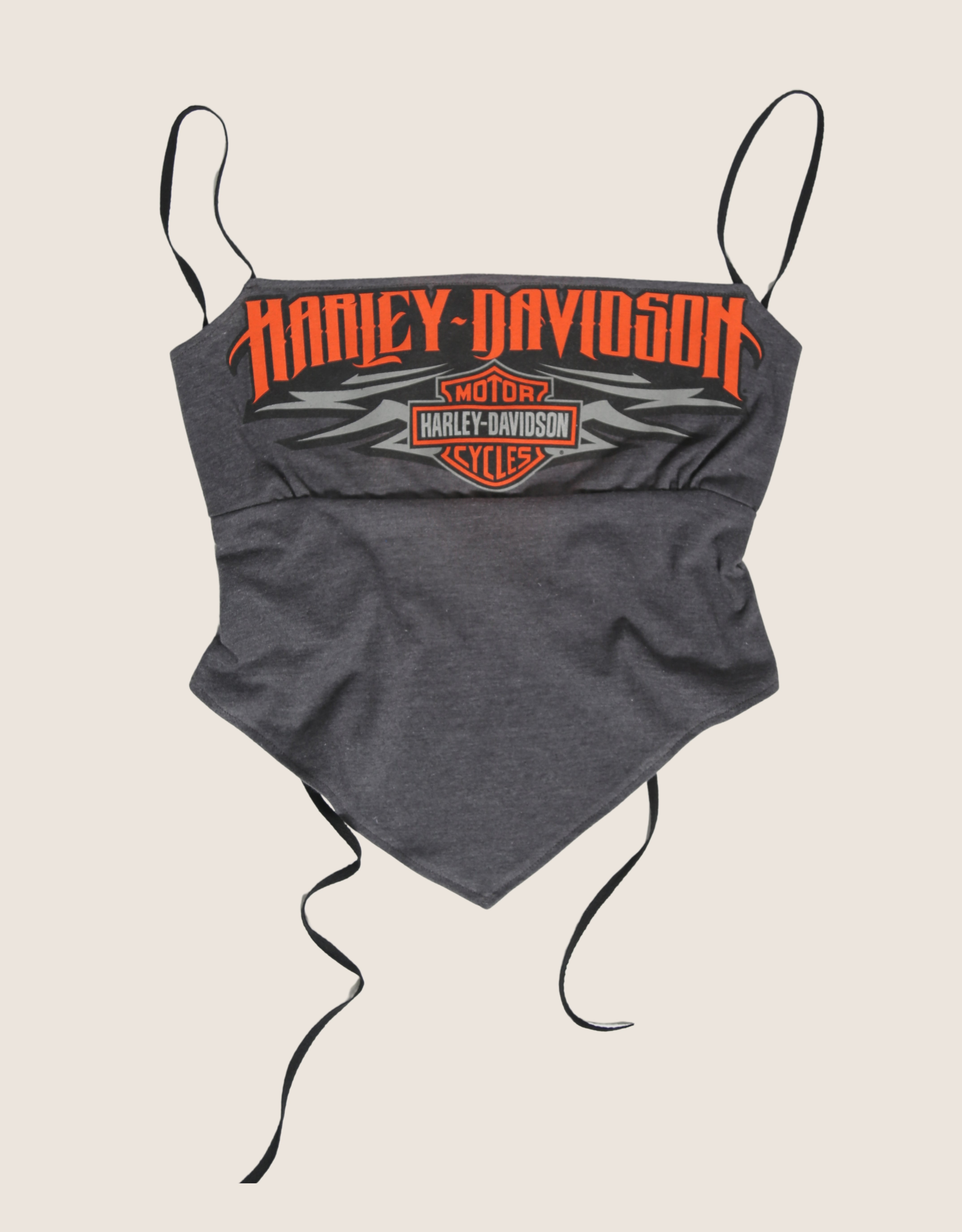 harley reworked backless top (M)
