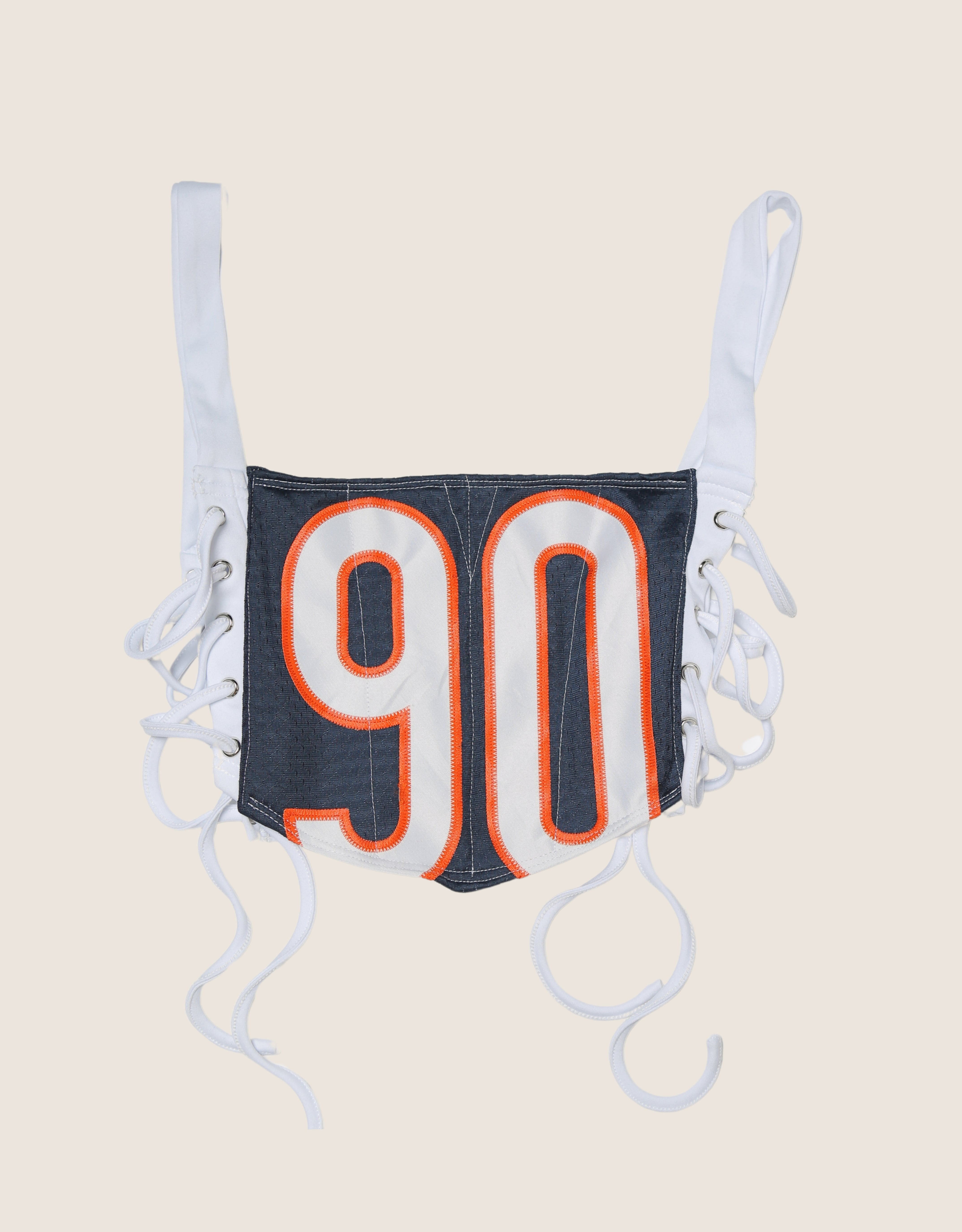 bears 90 reworked corset with matching jersey shrug