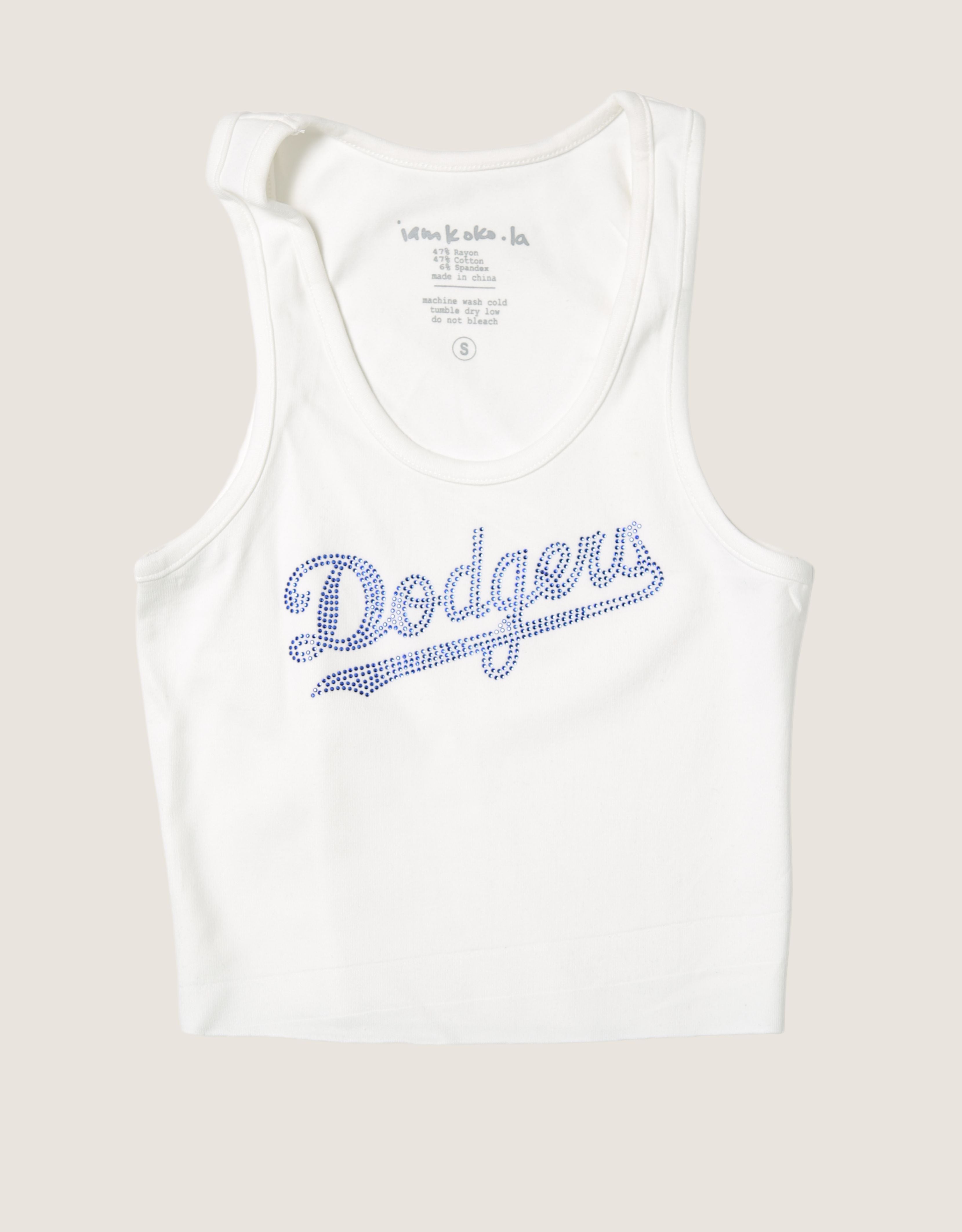 LA Dodgers bling tank
