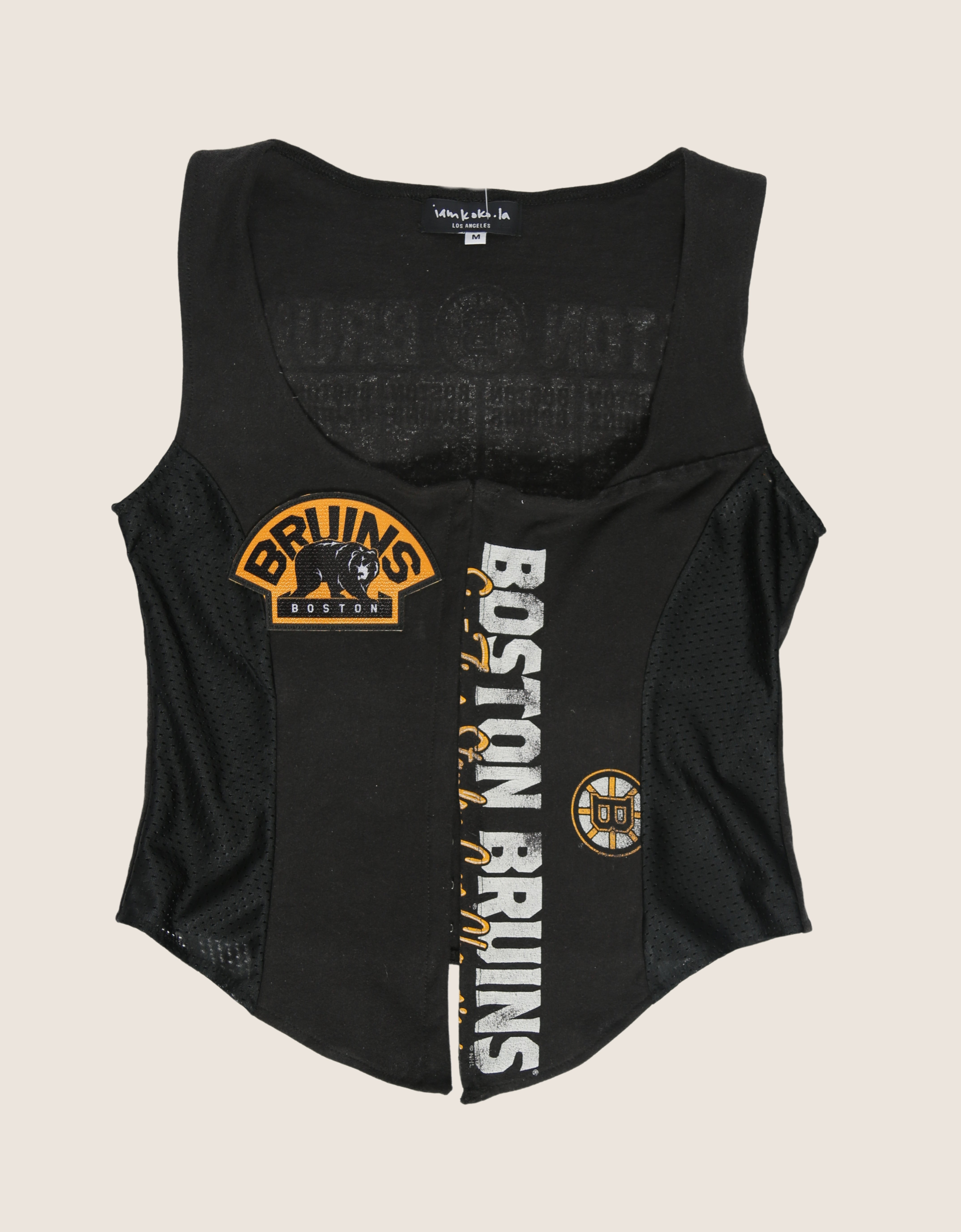 boston bruins hook and eye tank