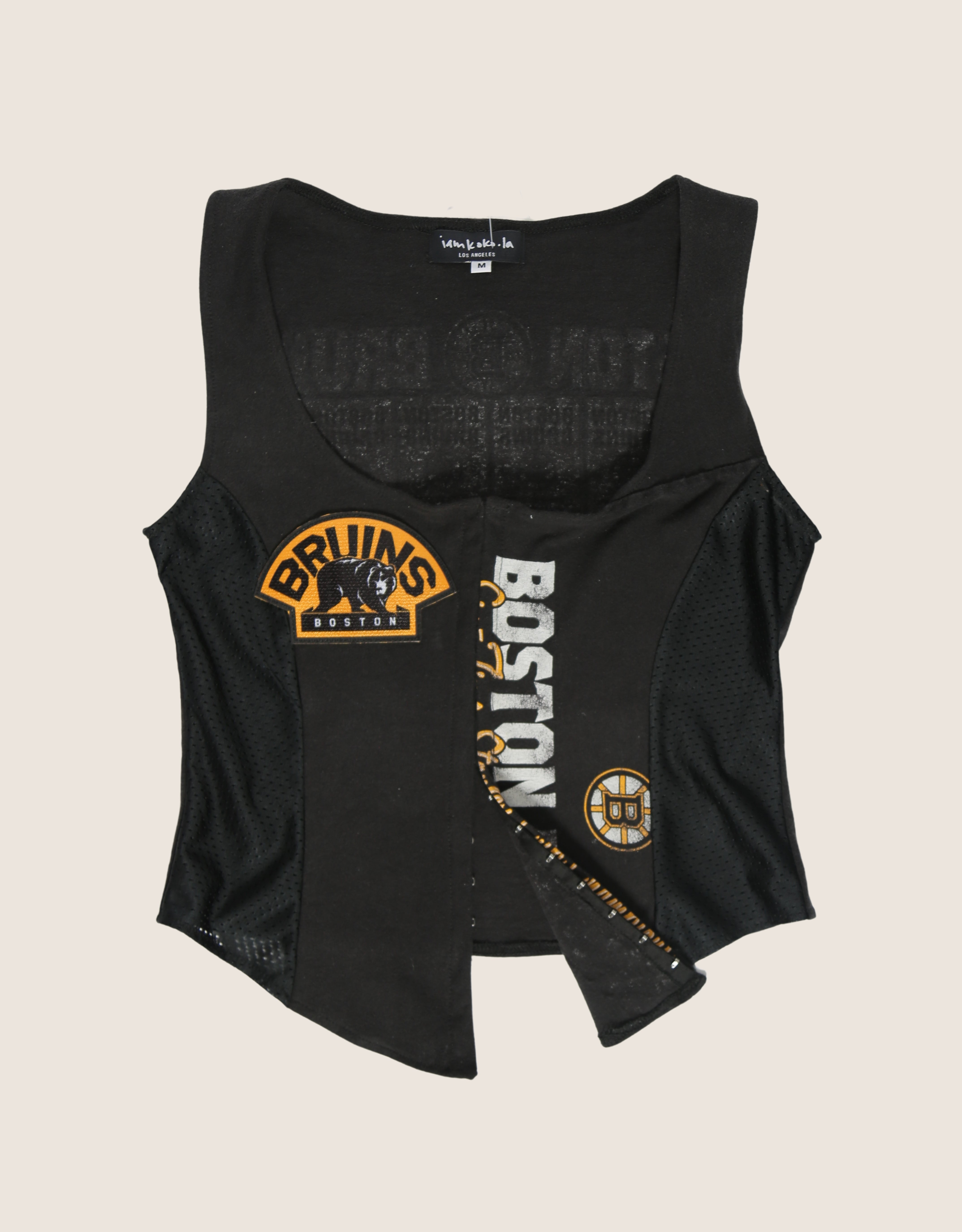 boston bruins hook and eye tank